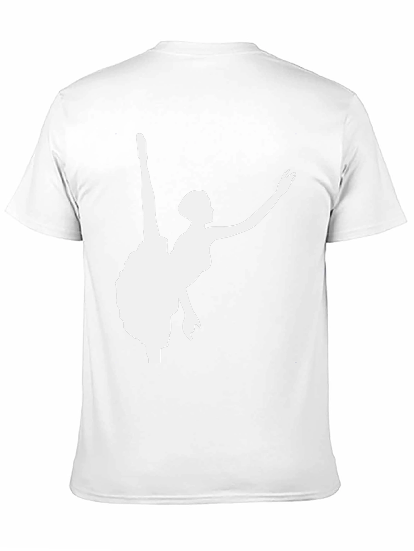 Ballerina Silhouette Graphic Tee - Black