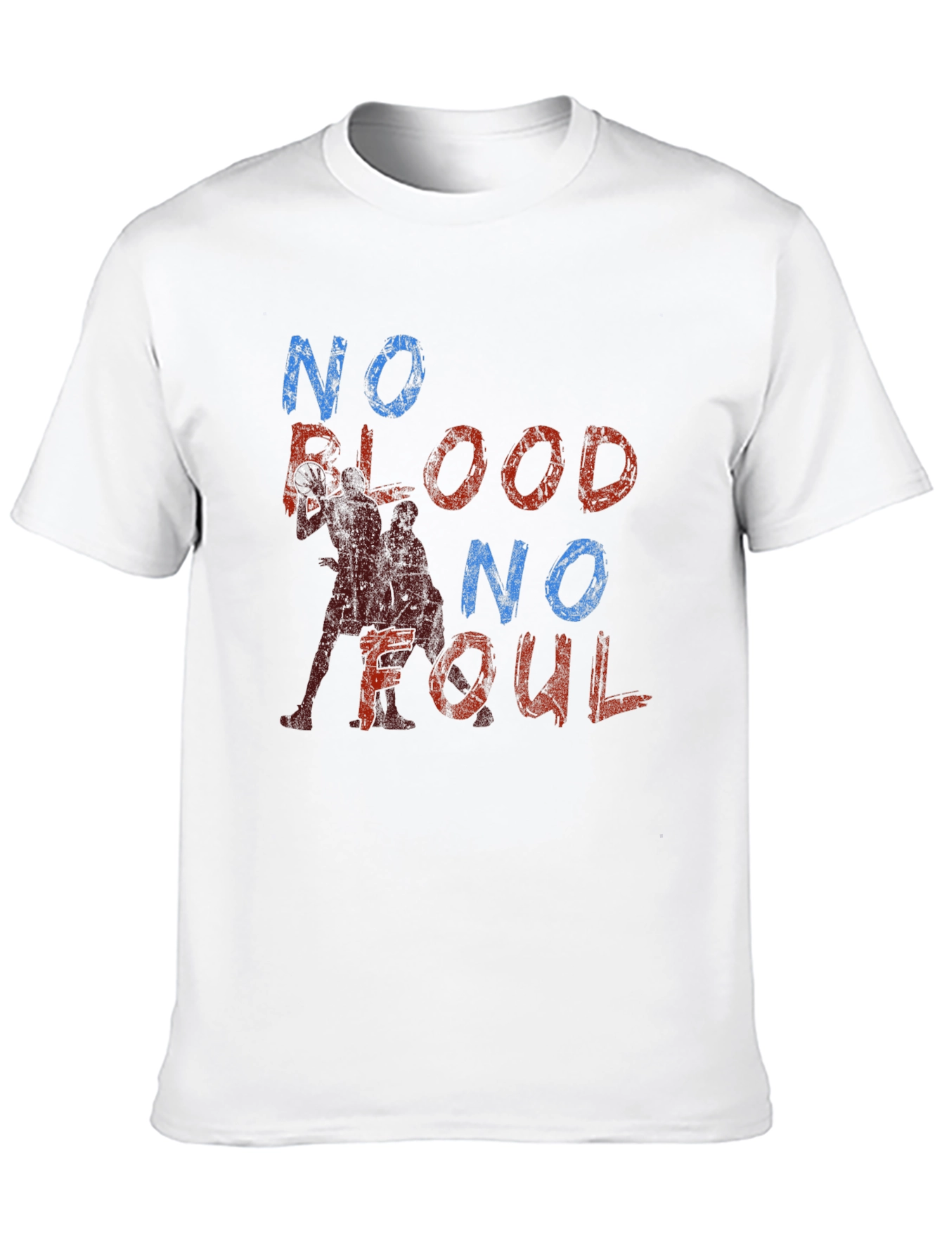 No Blood No Foul Graphic Tee - Black