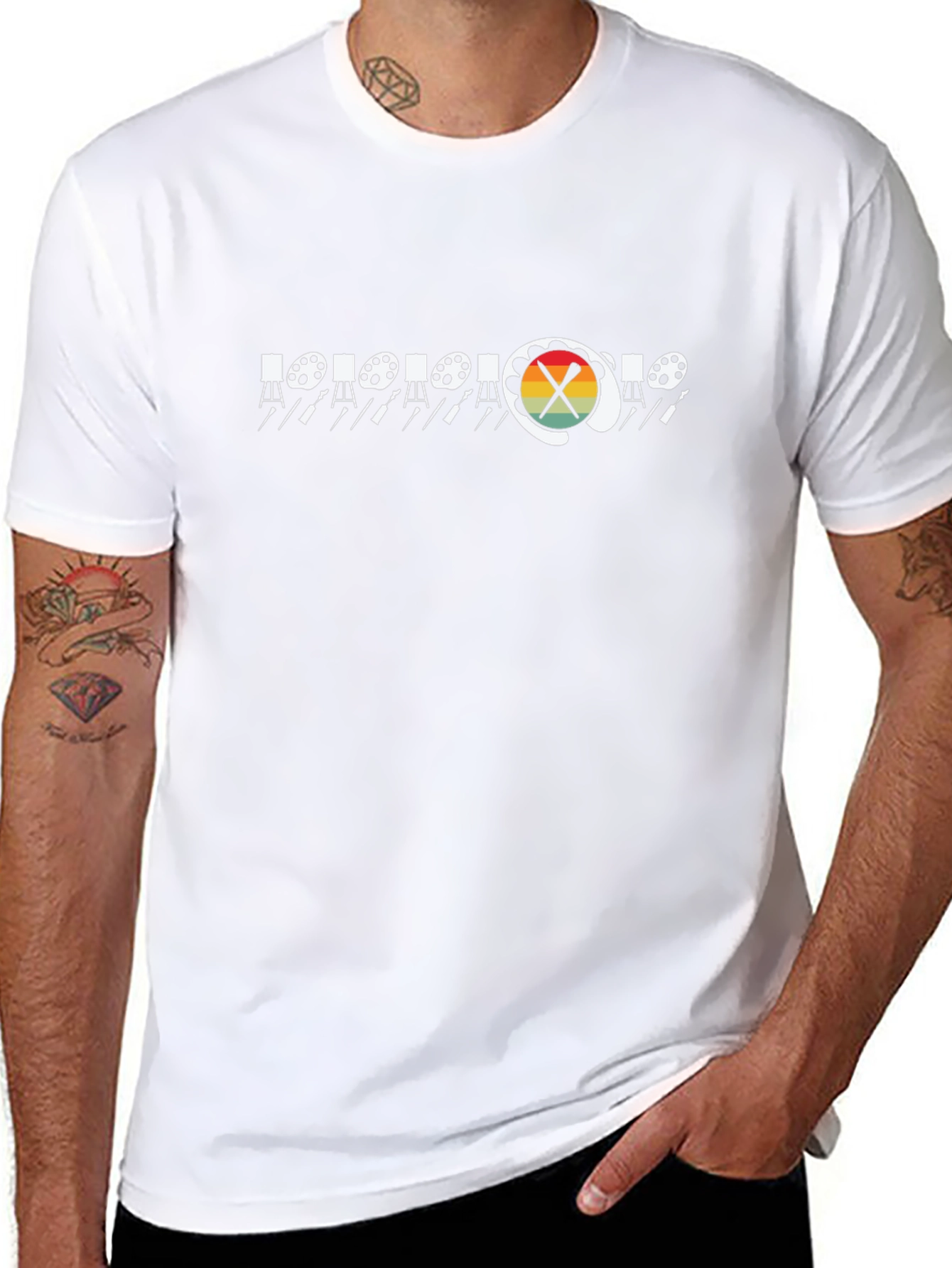 Artist Palette T-Shirt - Creative Design