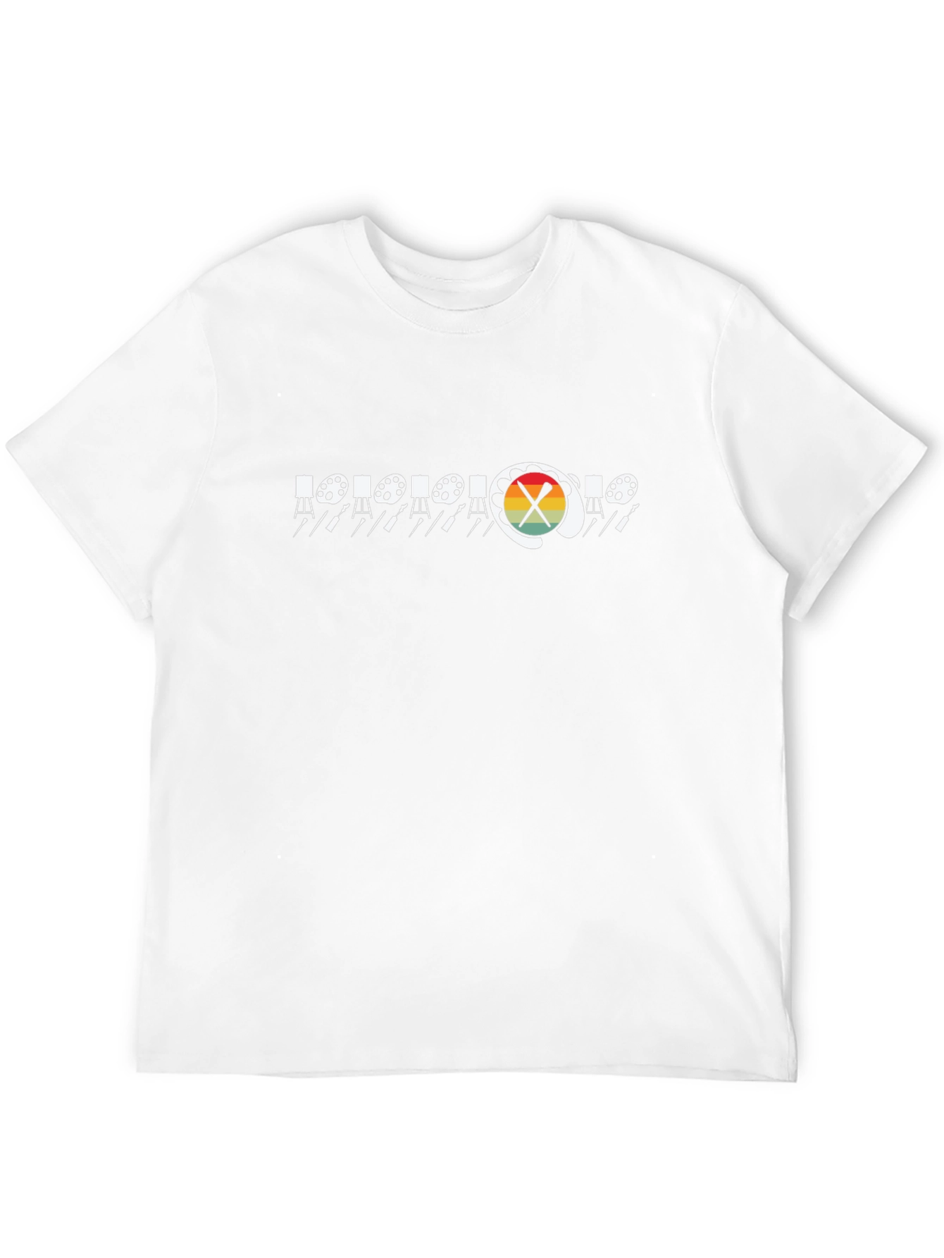 Artist Palette T-Shirt - Creative Design