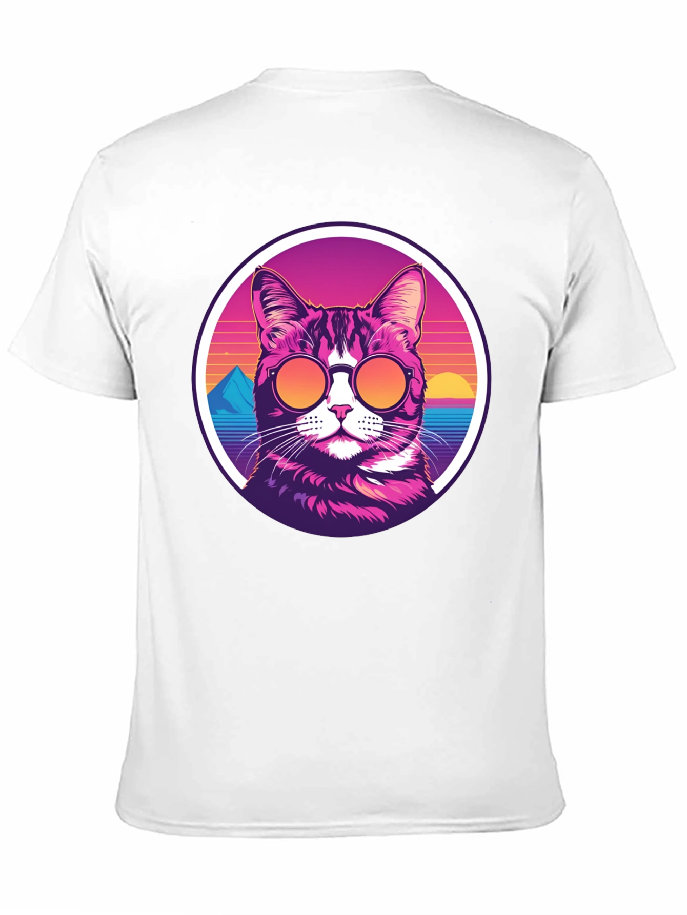 Retro Cat T-Shirt - Cool Cat with Shades