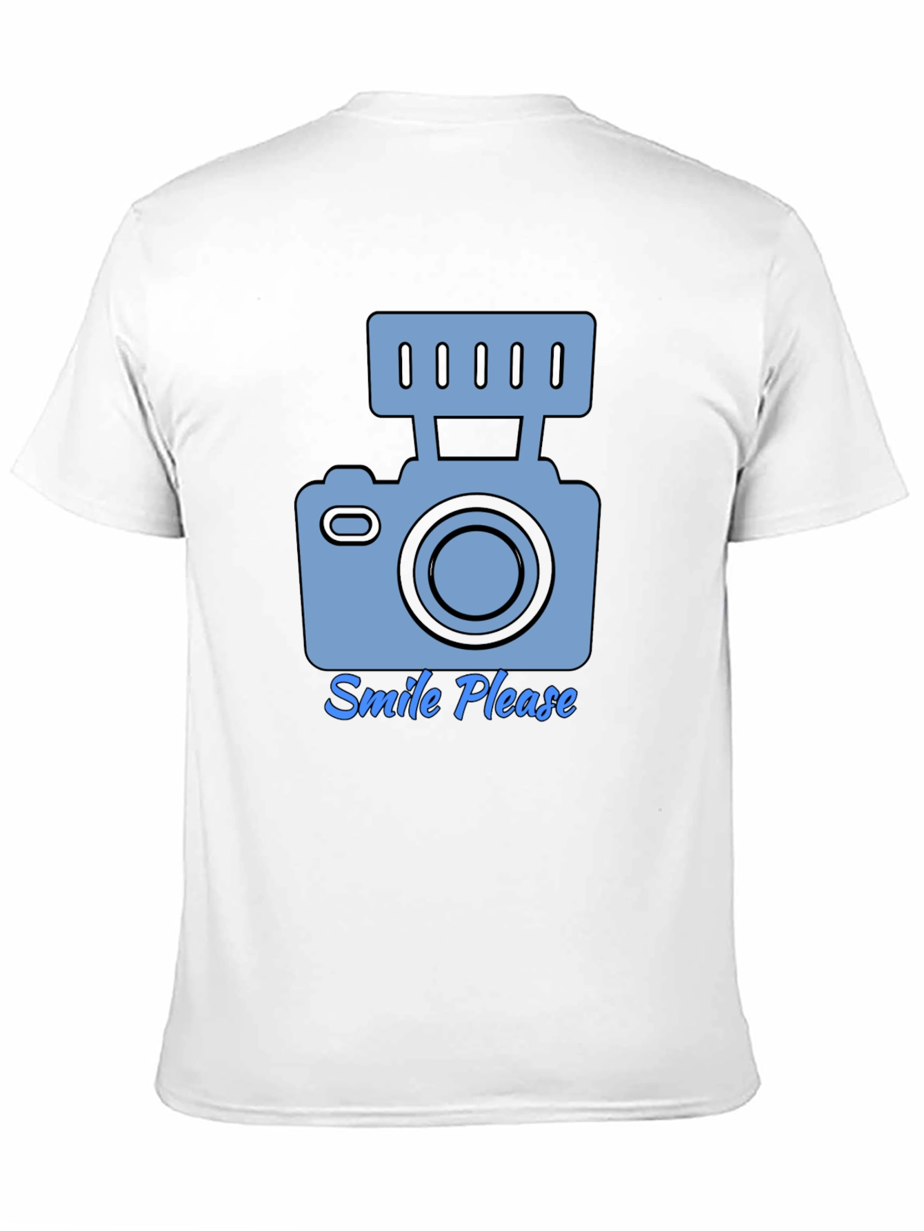 Smile Please Camera Graphic T-Shirt