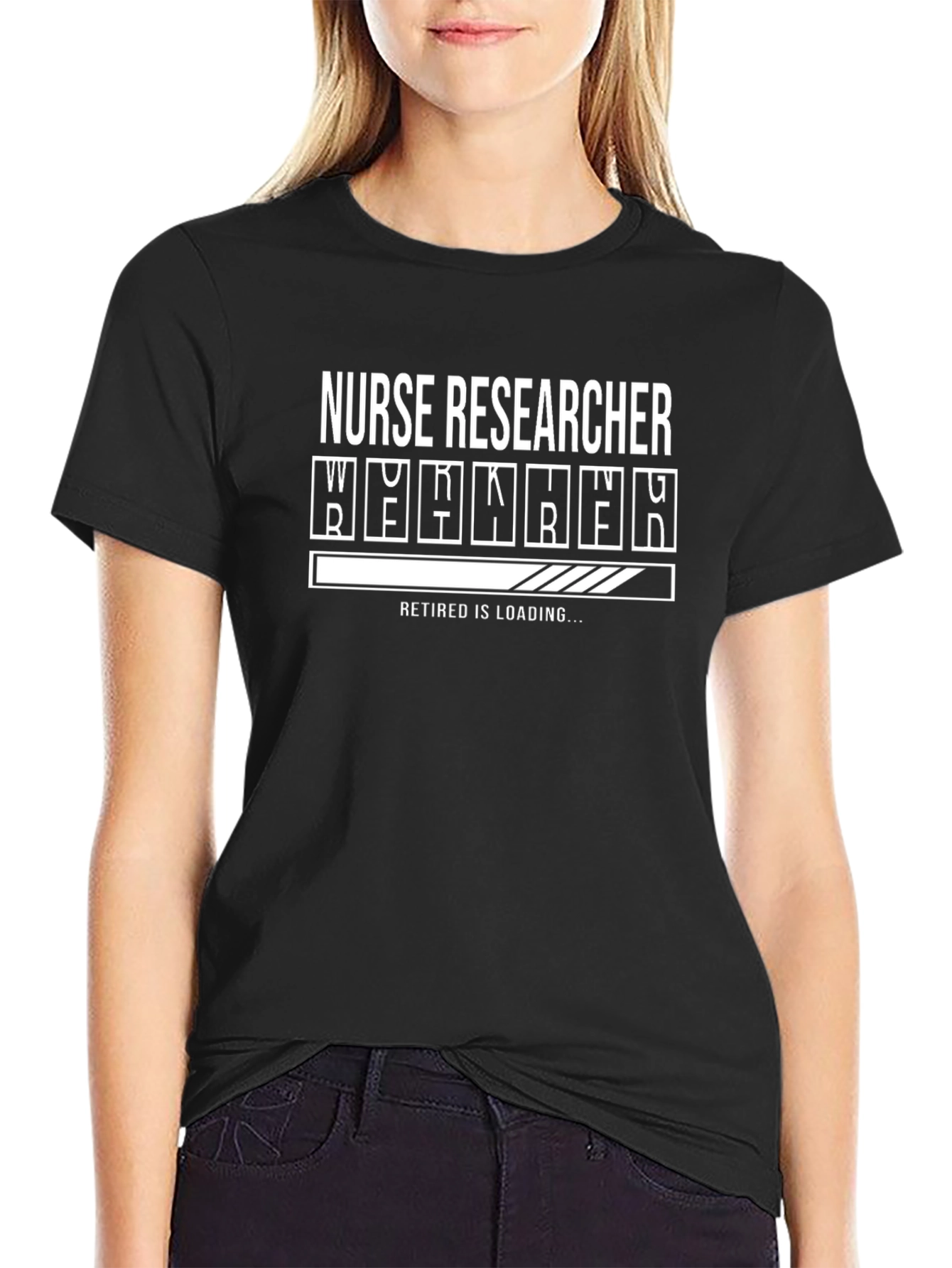Nurse Researcher Retirement Loading T-Shirt