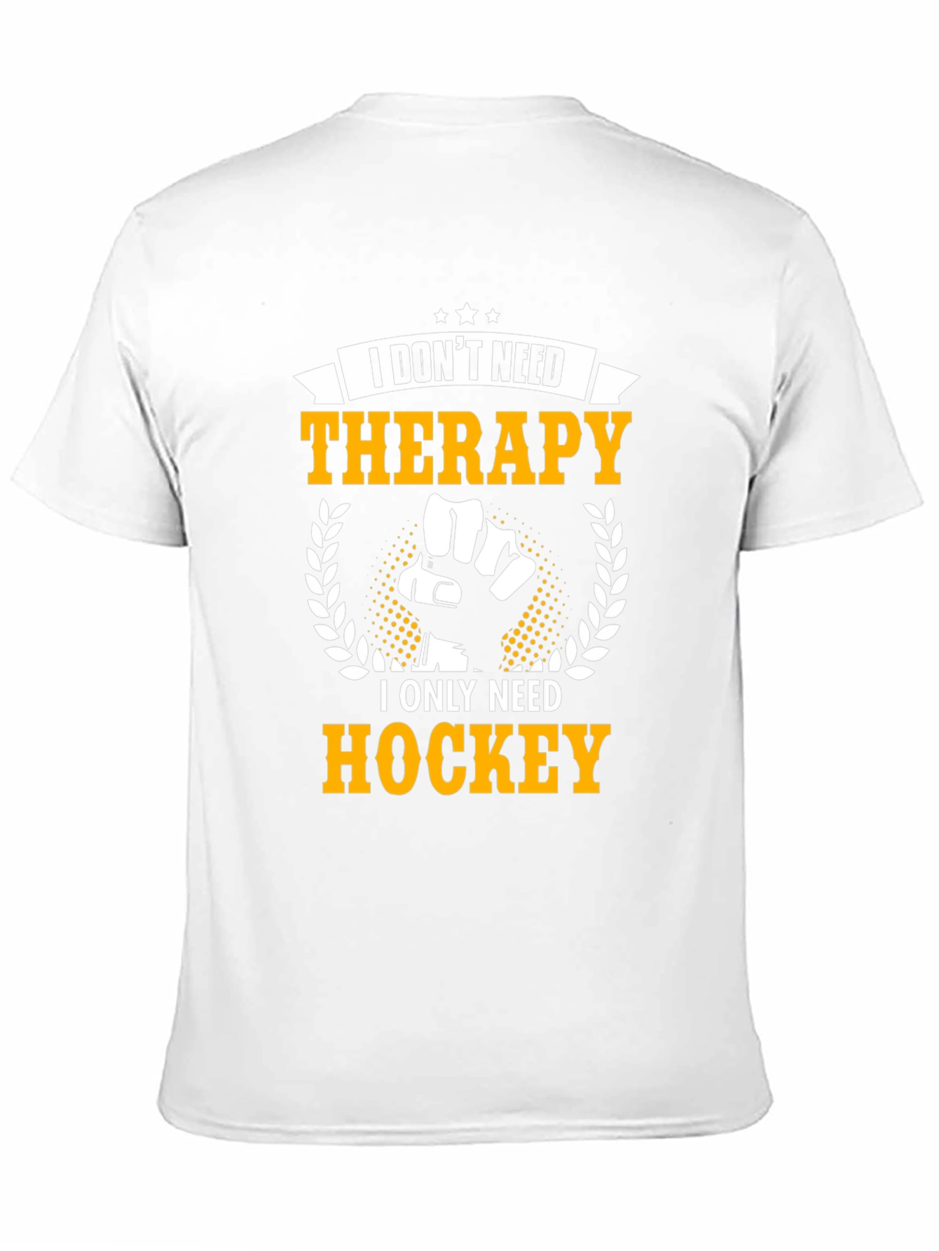 Hockey Therapy T-Shirt - Black Graphic Tee