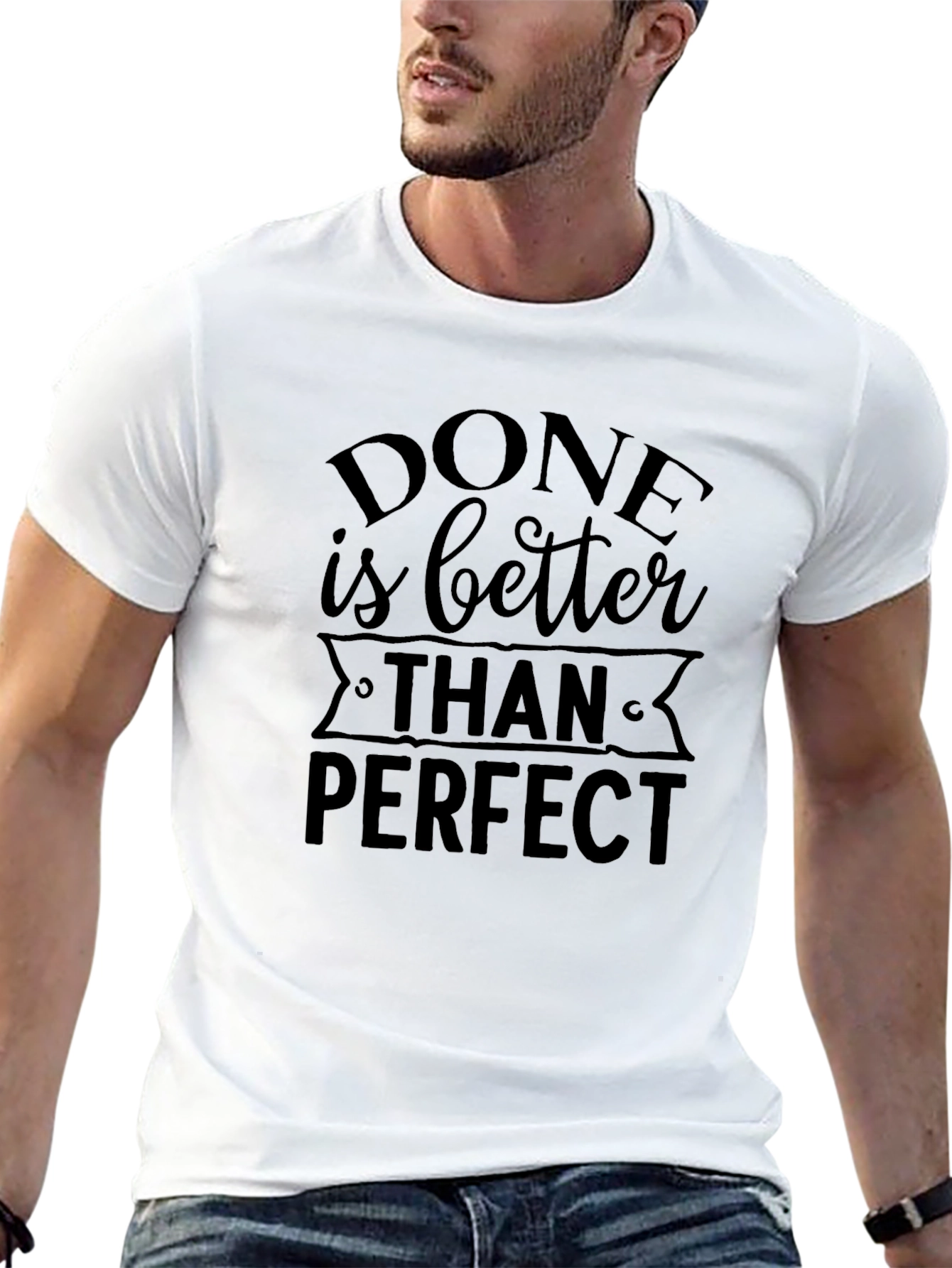 Done is Better Than Perfect Black T-Shirt