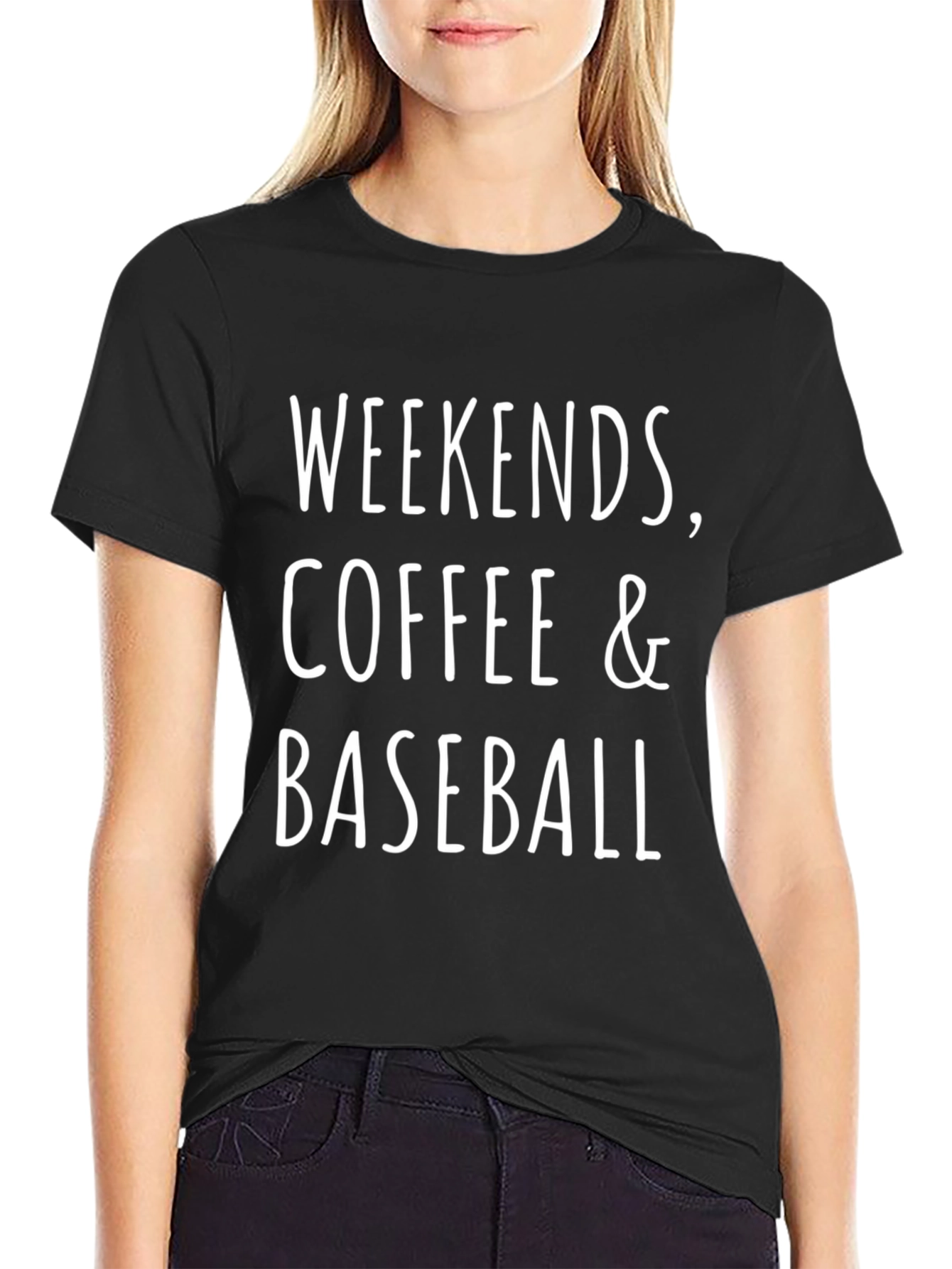 Weekends Coffee & Baseball Graphic Tee