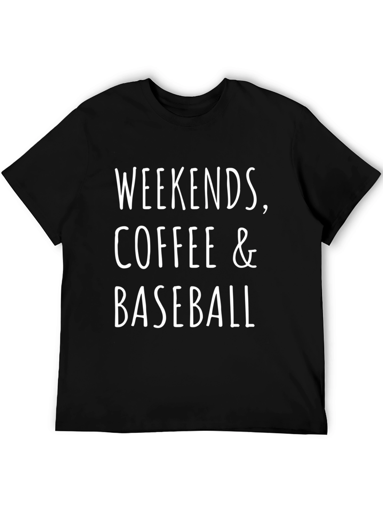 Weekends Coffee & Baseball Graphic Tee