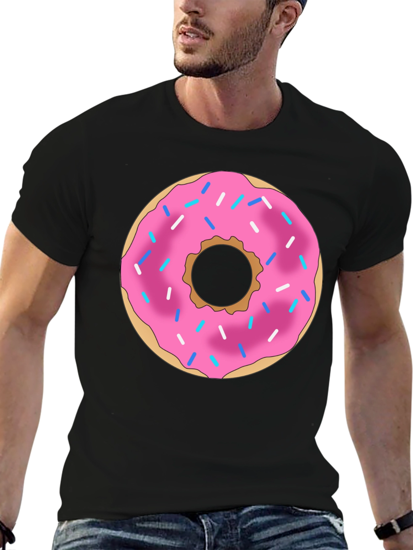 Donut Graphic T-Shirt - Casual Style