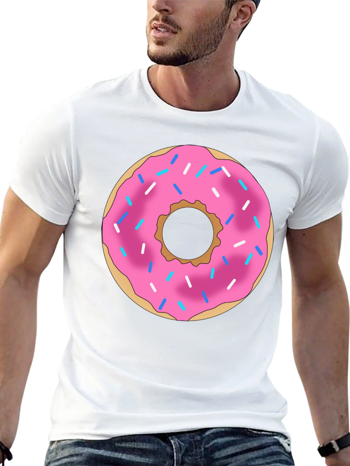 Donut Graphic T-Shirt - Casual Style