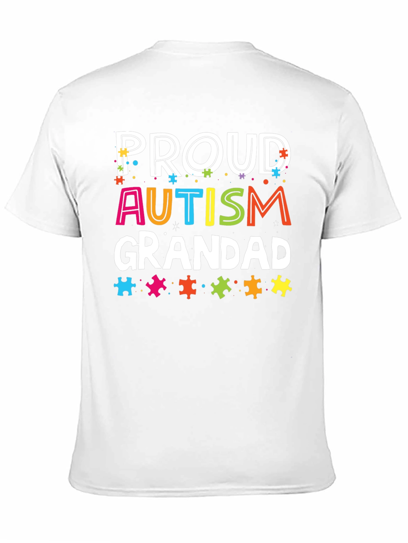 Proud Autism Grandad T-Shirt