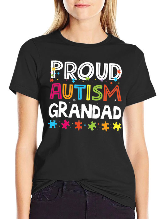 Proud Autism Grandad T-Shirt