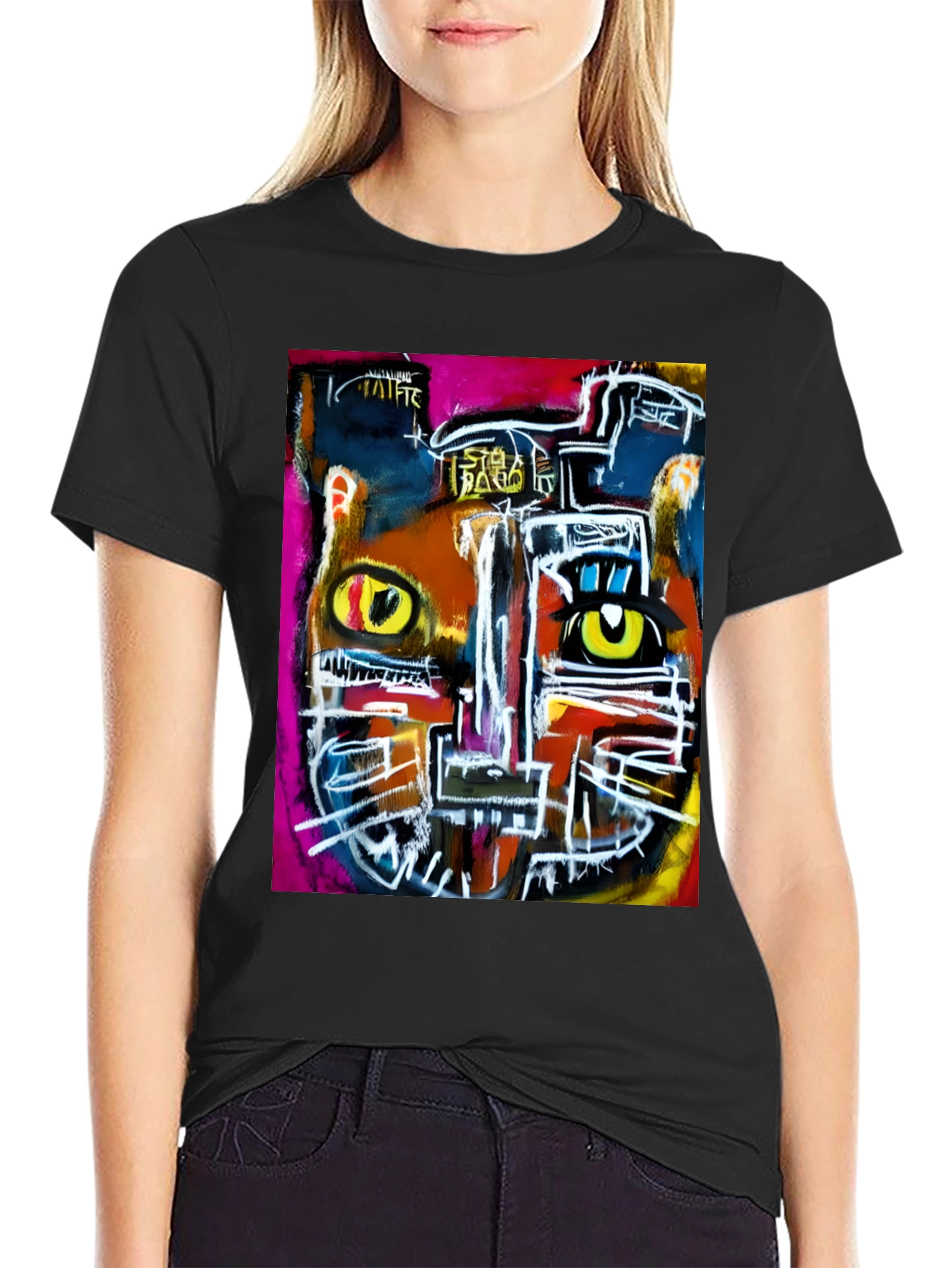 Abstract Art Graphic Tee - Modern Streetwear