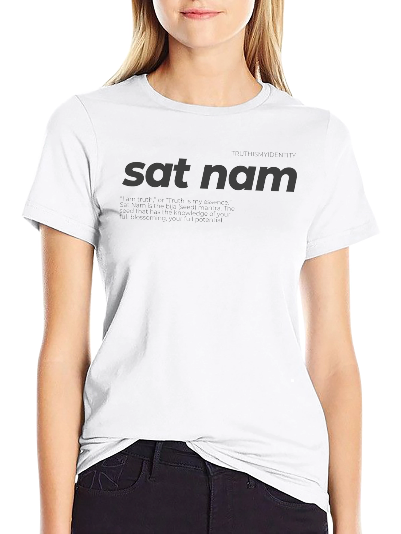 Sat Nam T-Shirt - Truth is My Identity