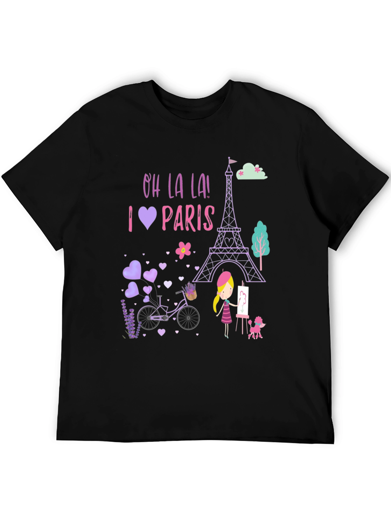 Oh La La! I Love Paris Graphic Tee