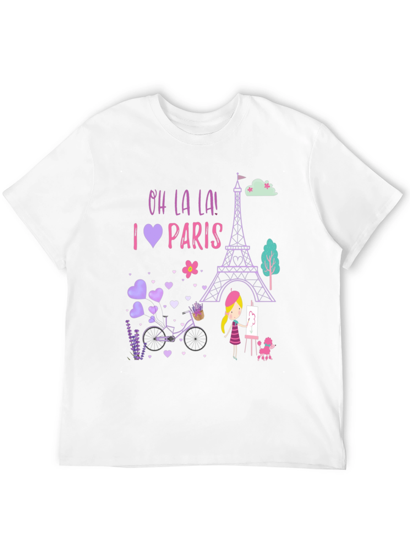 Oh La La! I Love Paris Graphic Tee