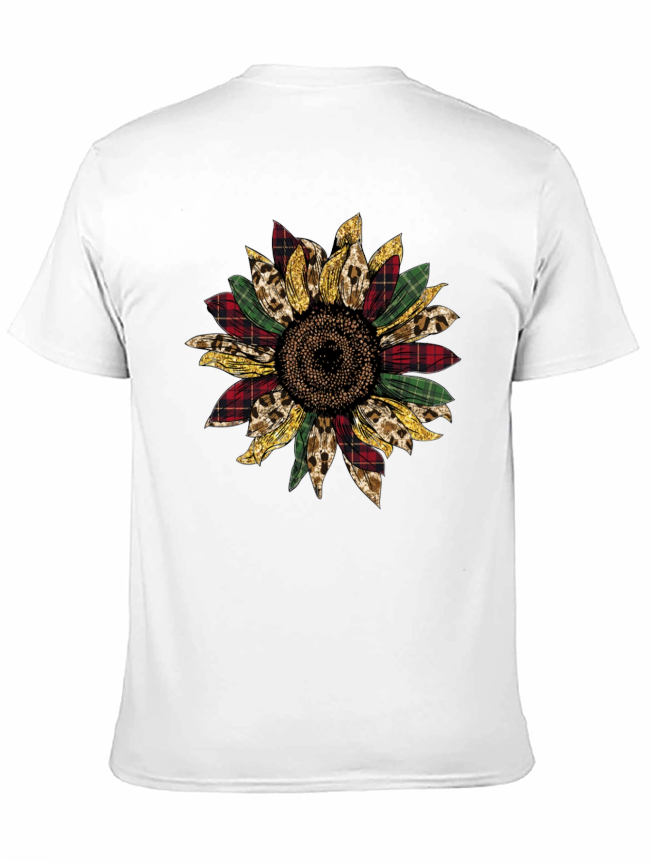 Sunflower Plaid Graphic Tee