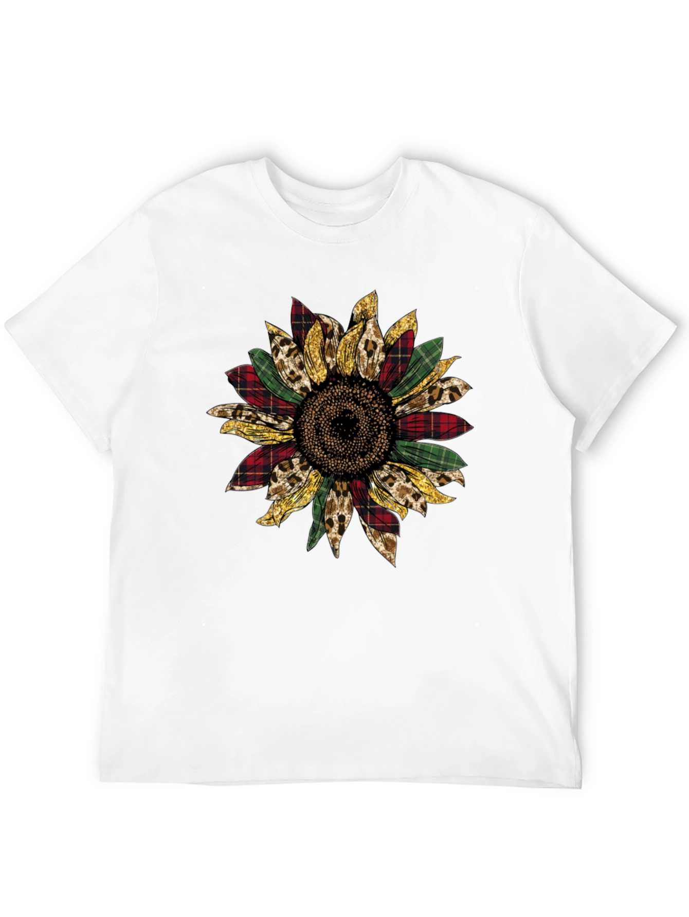 Sunflower Plaid Graphic Tee