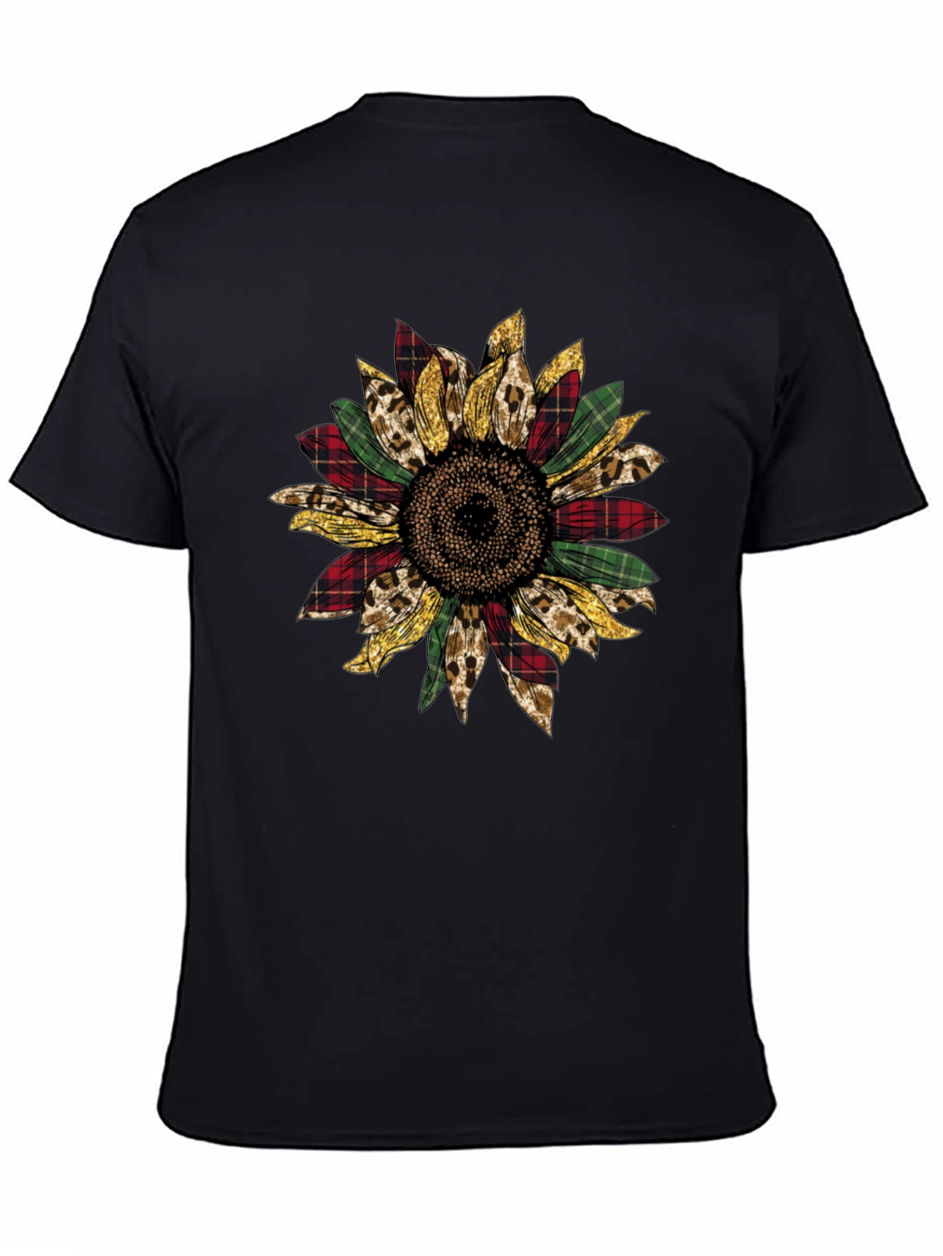 Sunflower Plaid Graphic Tee