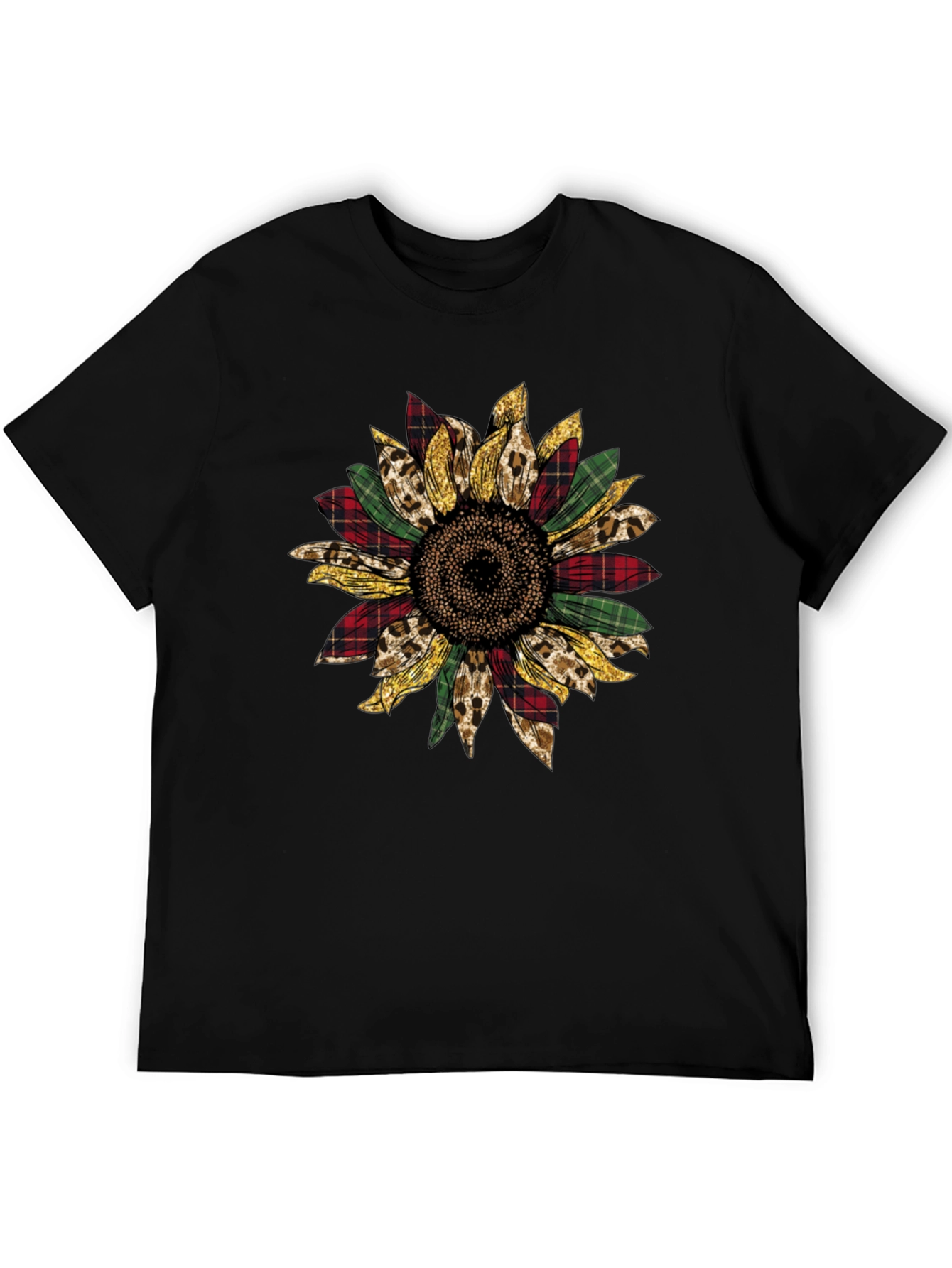 Sunflower Plaid Graphic Tee