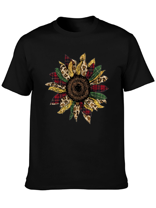 Sunflower Plaid Graphic Tee