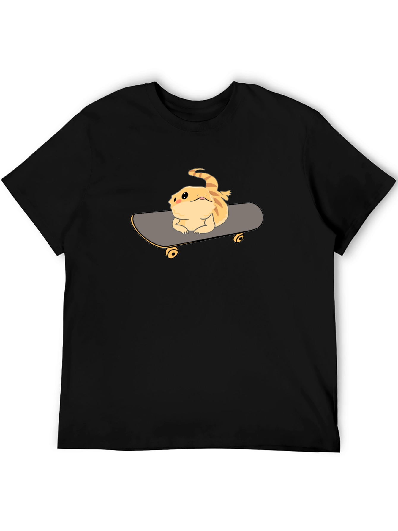 Bearded Dragon Skateboard T-Shirt - Cool Reptile Tee