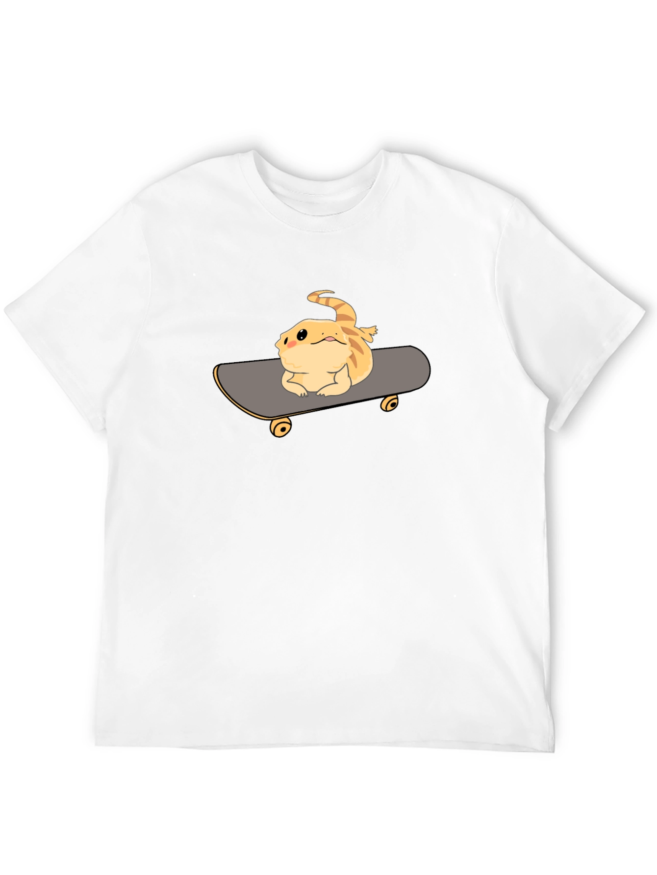 Bearded Dragon Skateboard T-Shirt - Cool Reptile Tee