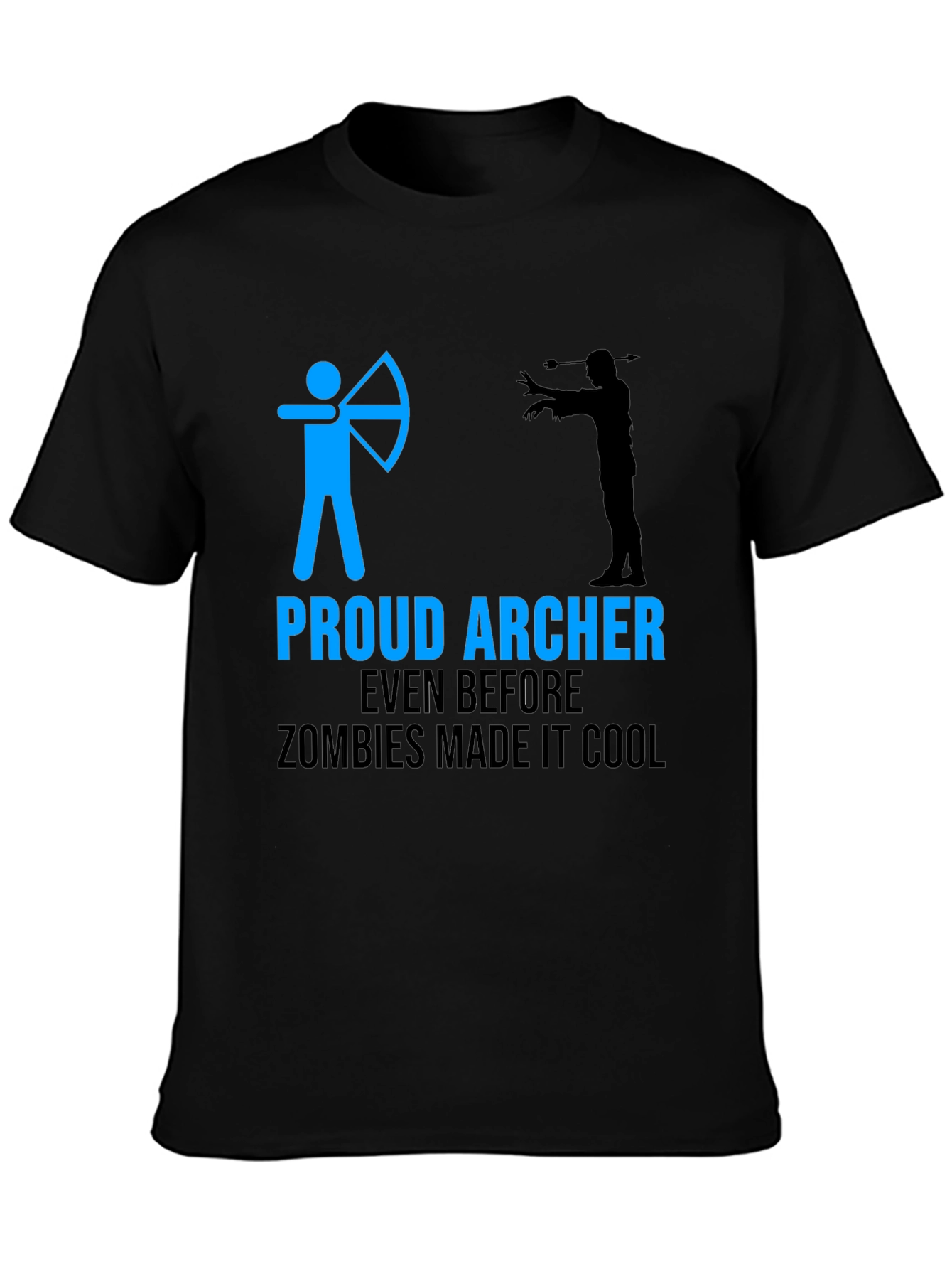 Proud Archer Zombie Funny T-Shirt