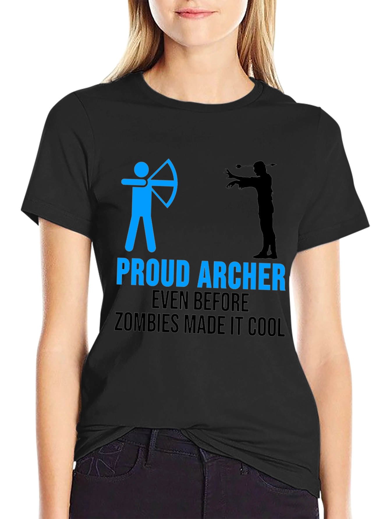 Proud Archer Zombie Funny T-Shirt
