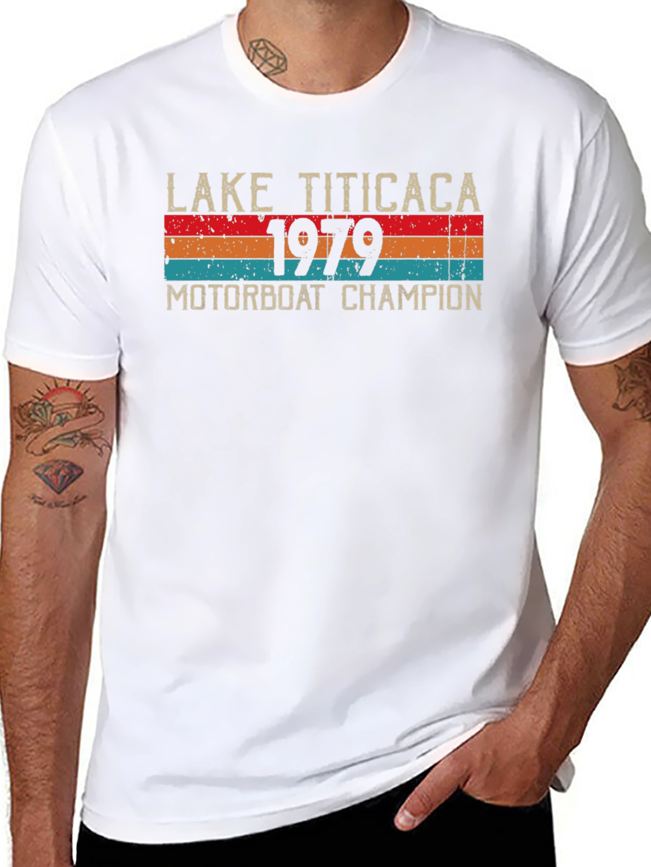 Lake Titicaca 1979 Motorboat Champion T-Shirt