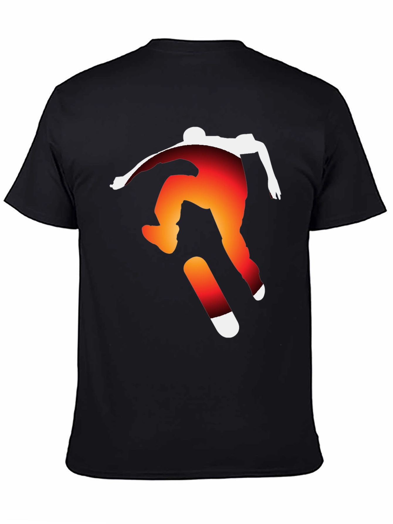 Skateboarding Silhouette Graphic Tee