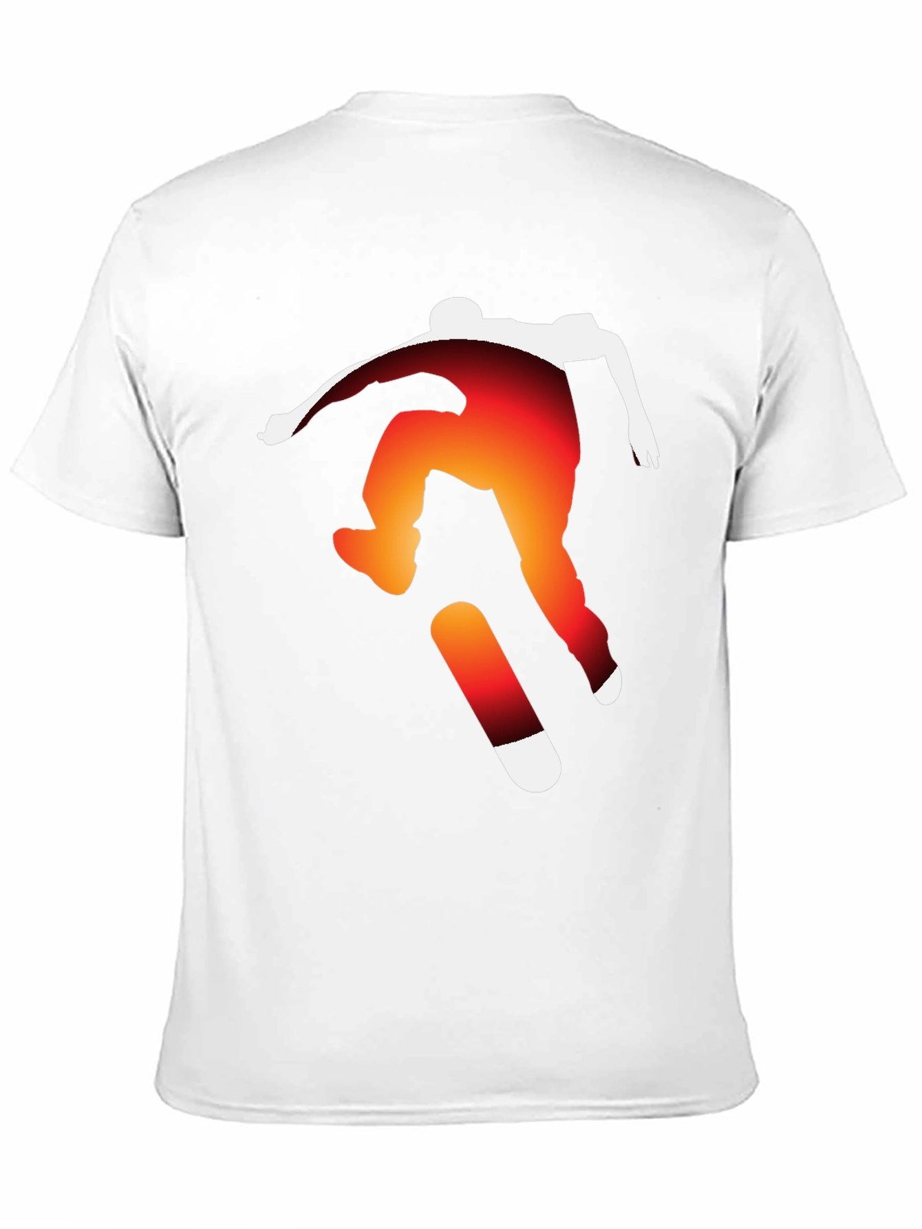 Skateboarding Silhouette Graphic Tee