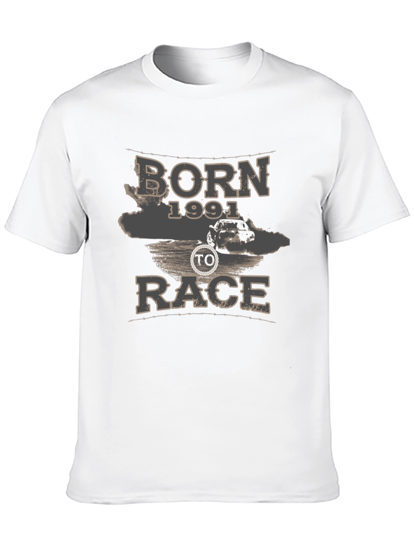 Born 1991 to Race Black Graphic Tee