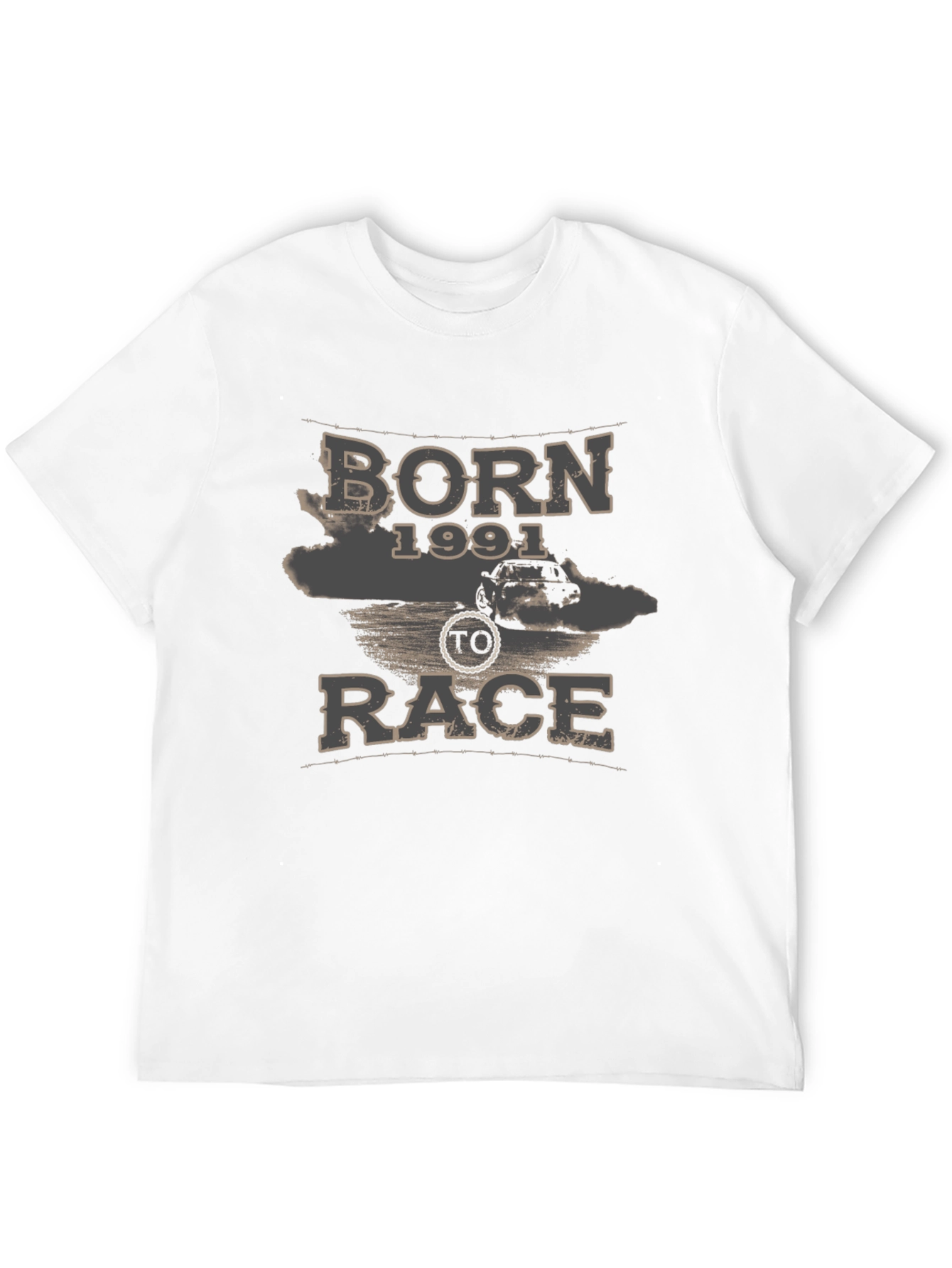 Born 1991 to Race Black Graphic Tee