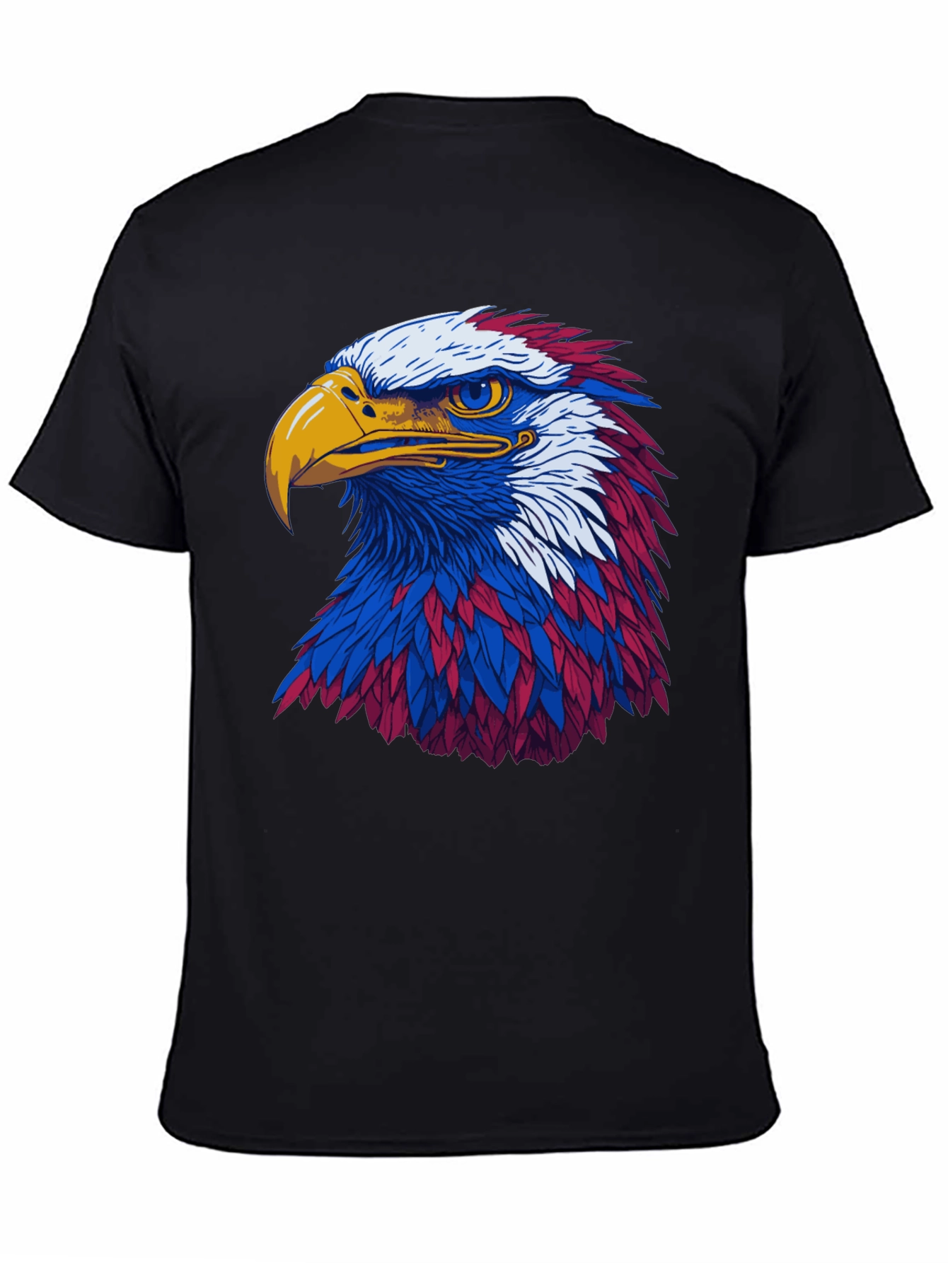 Patriotic Eagle Graphic Tee - Bold & Stylish