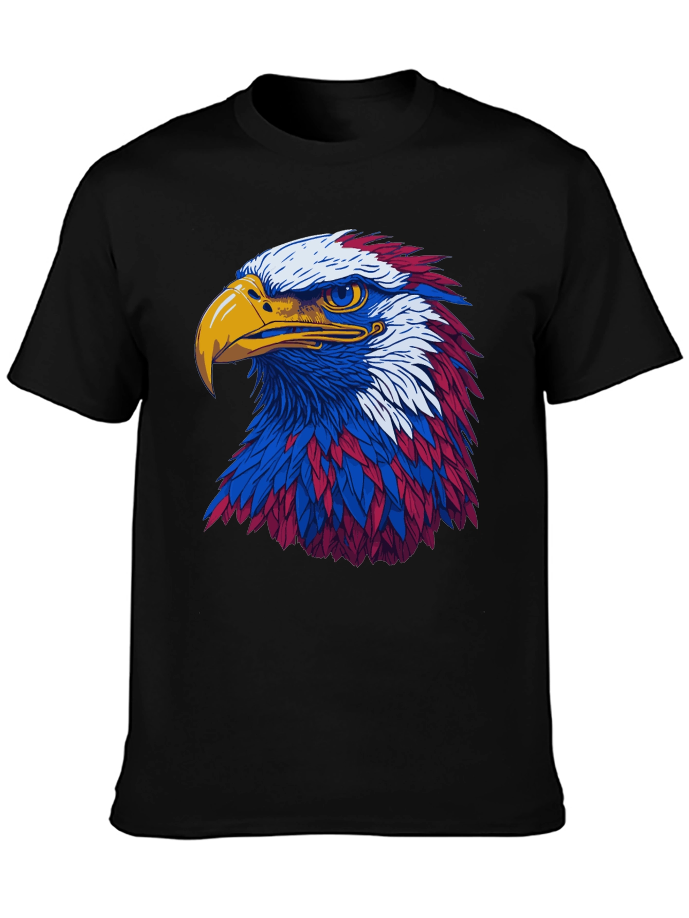 Patriotic Eagle Graphic Tee - Bold & Stylish