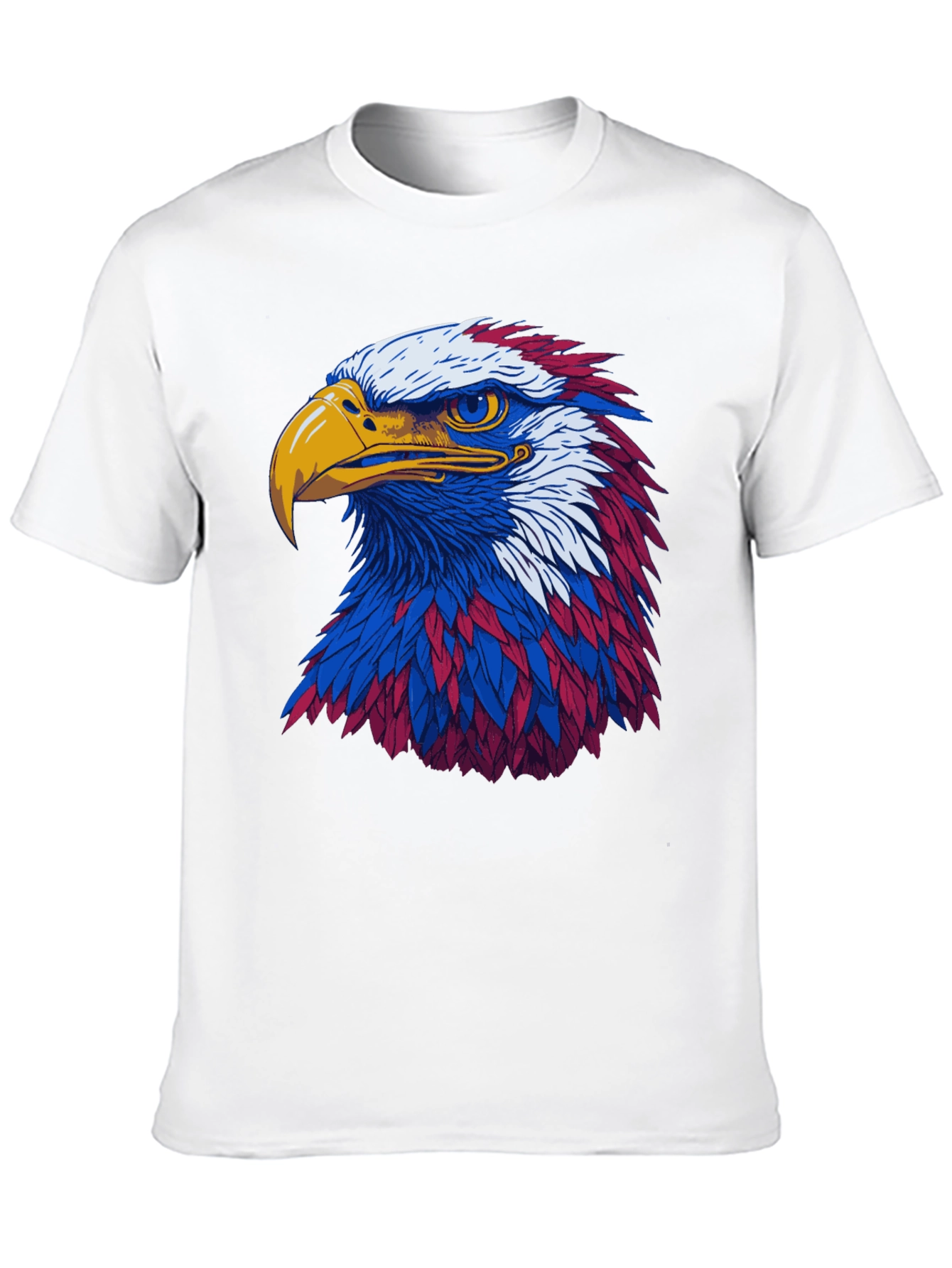 Patriotic Eagle Graphic Tee - Bold & Stylish