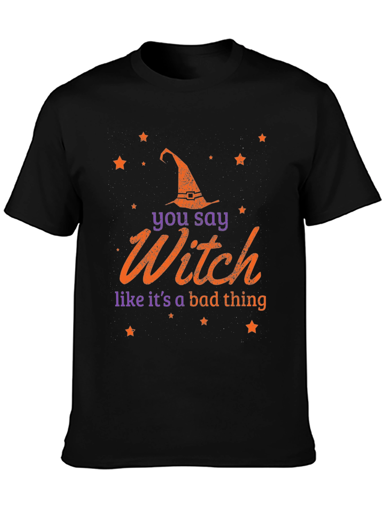 Witch Graphic Tee - Halloween Shirt