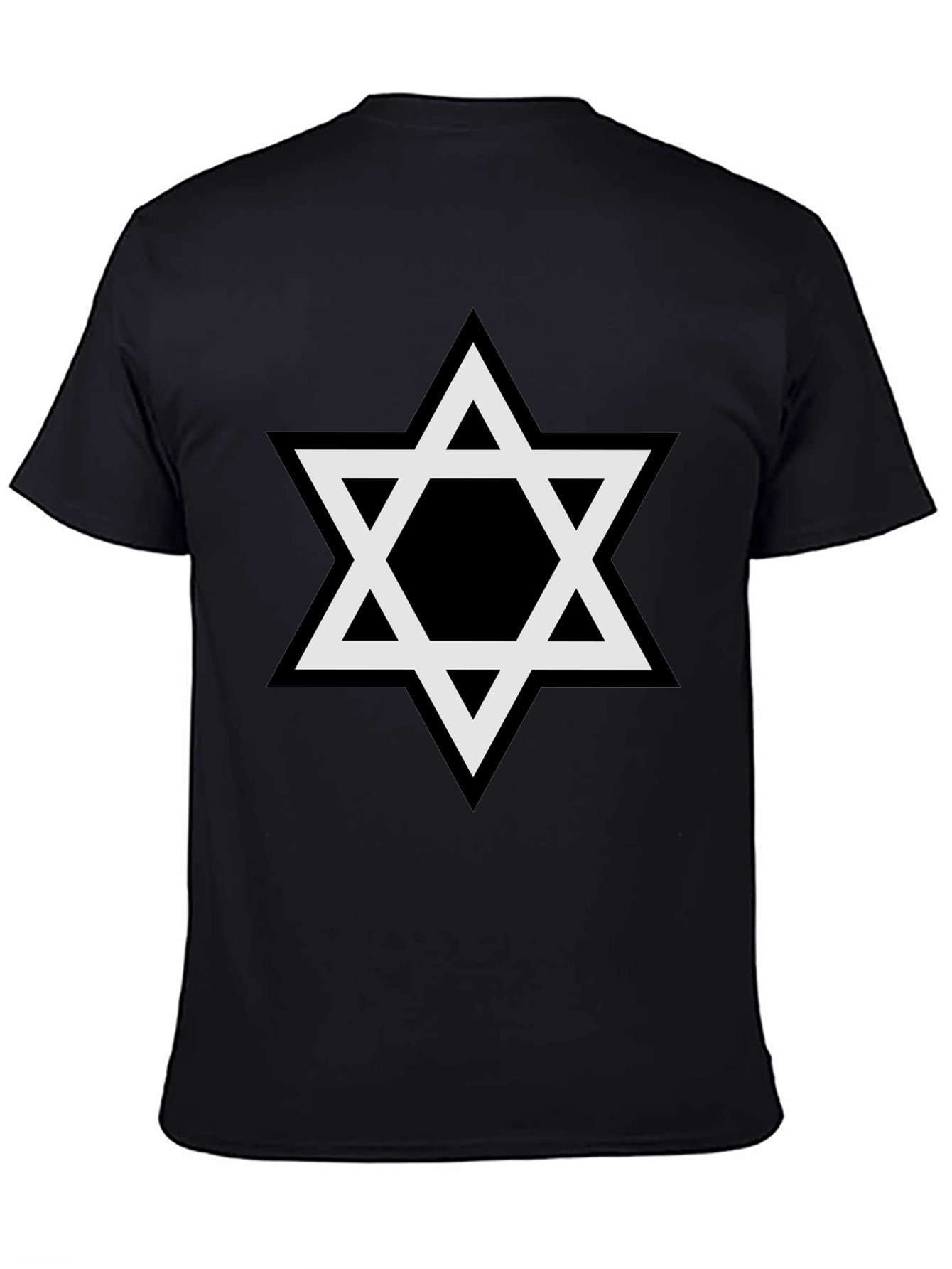 Star of David Graphic Tee - Classic Black T-Shirt