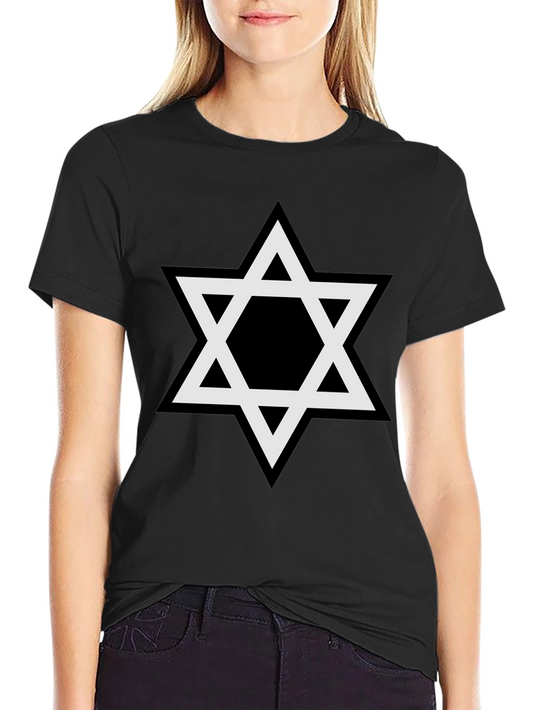 Star of David Graphic Tee - Classic Black T-Shirt