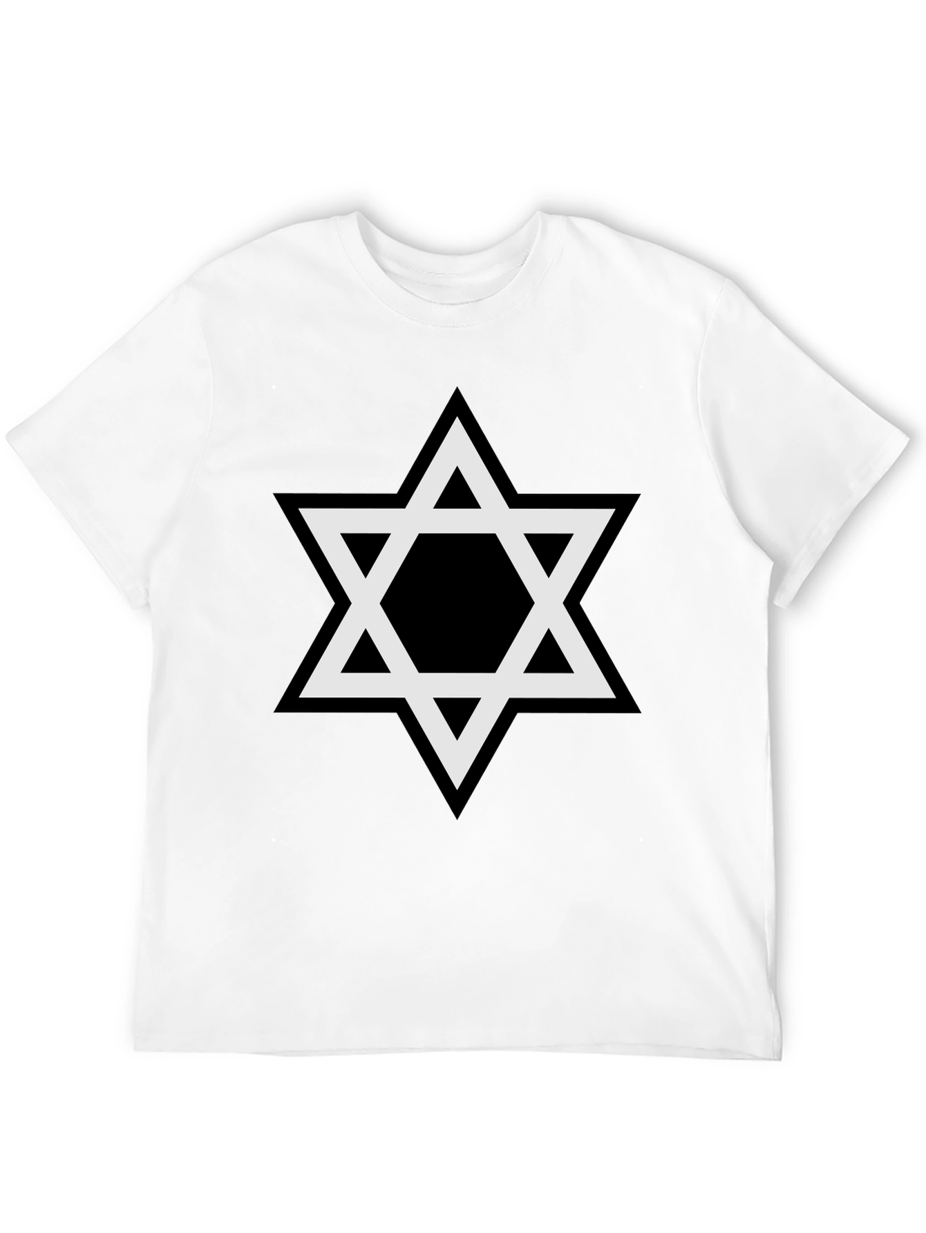 Star of David Graphic Tee - Classic Black T-Shirt