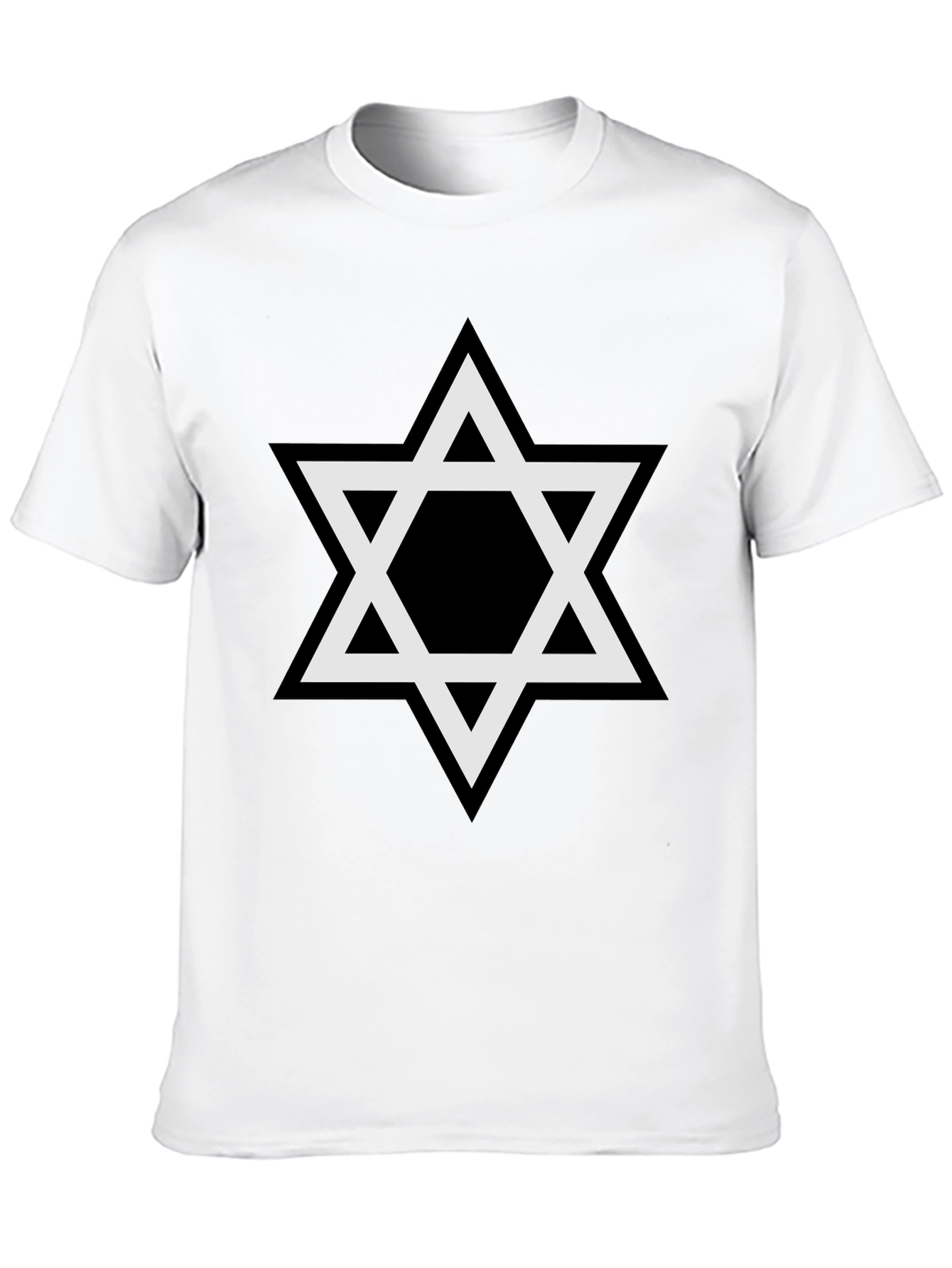 Star of David Graphic Tee - Classic Black T-Shirt