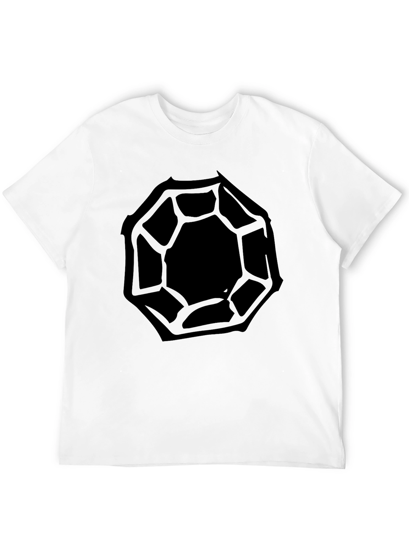 Geometric Graphic Black T-Shirt