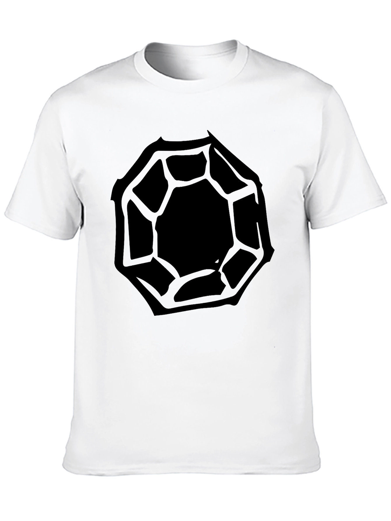 Geometric Graphic Black T-Shirt