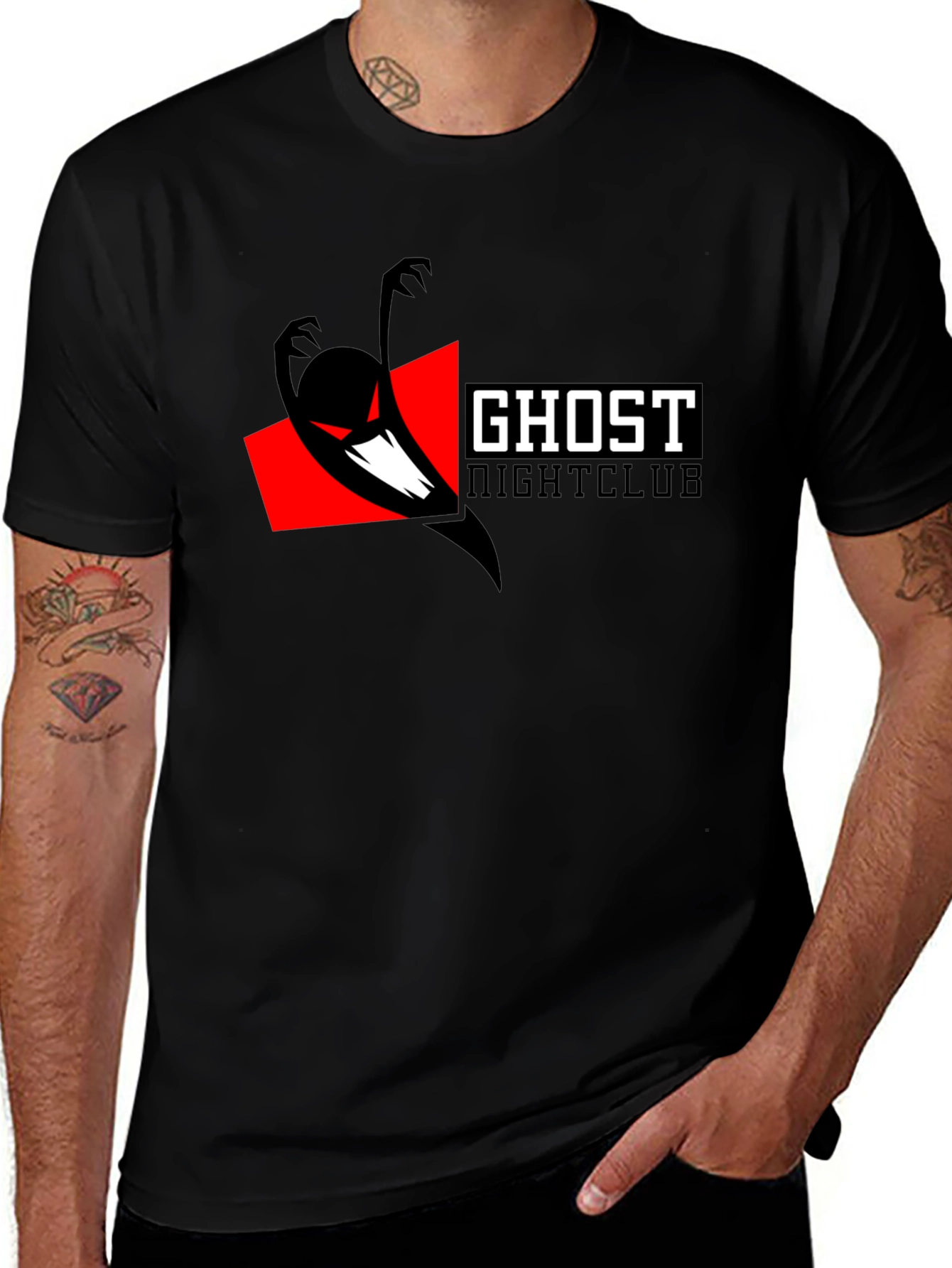 Ghost Nightclub Black T-Shirt