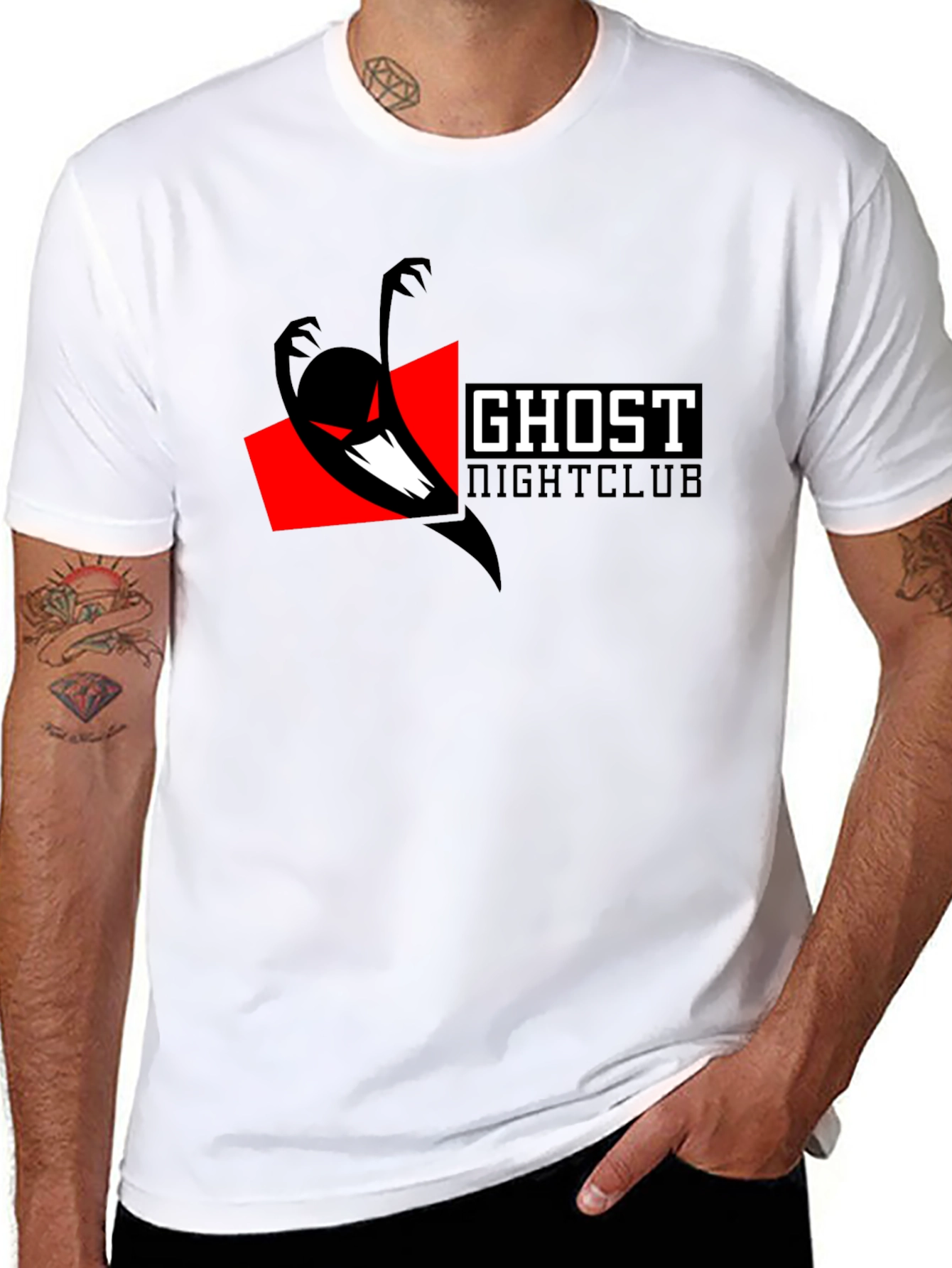 Ghost Nightclub Black T-Shirt