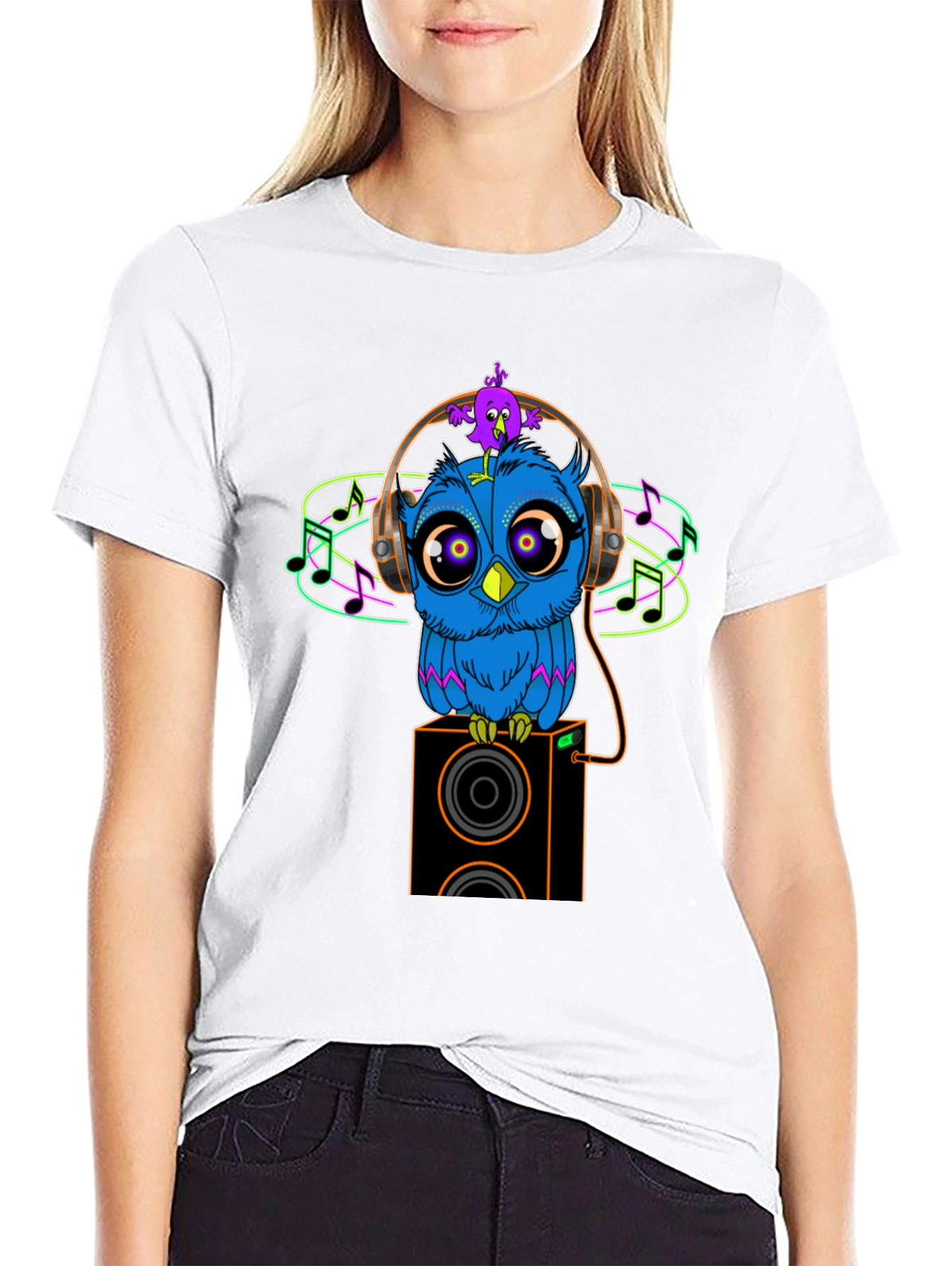 Owl DJ Graphic Tee