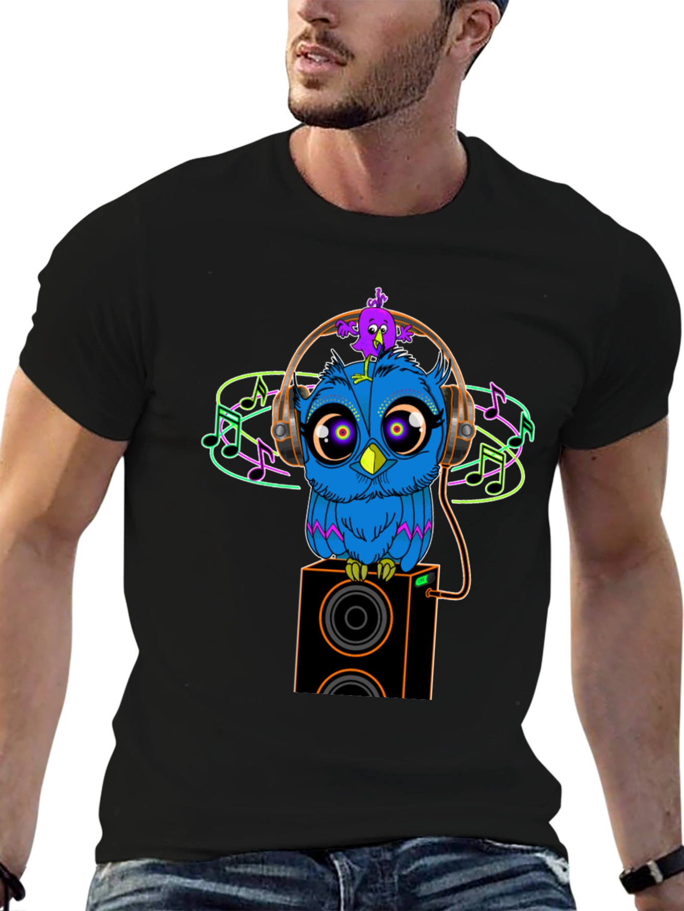 Owl DJ Graphic Tee