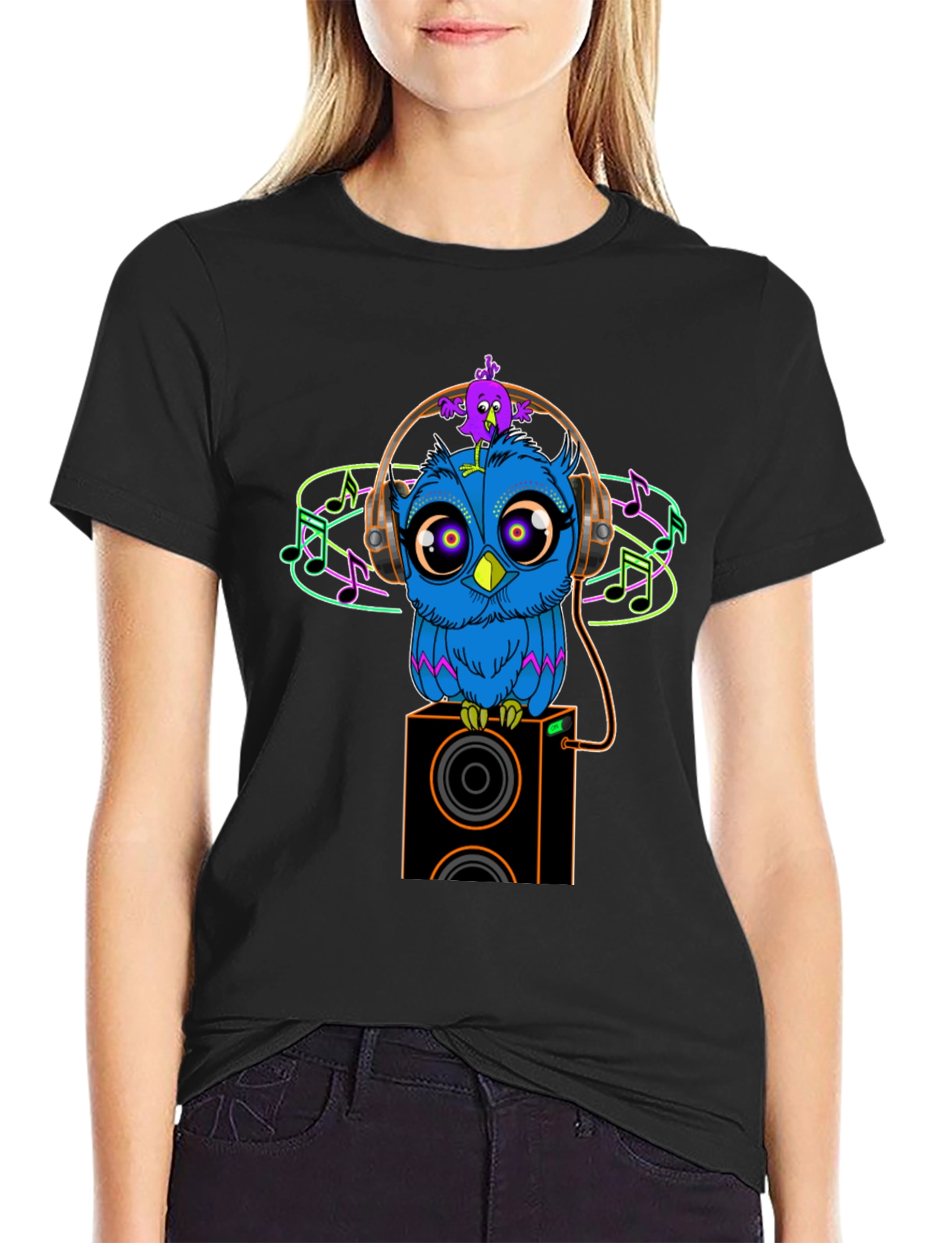 Owl DJ Graphic Tee