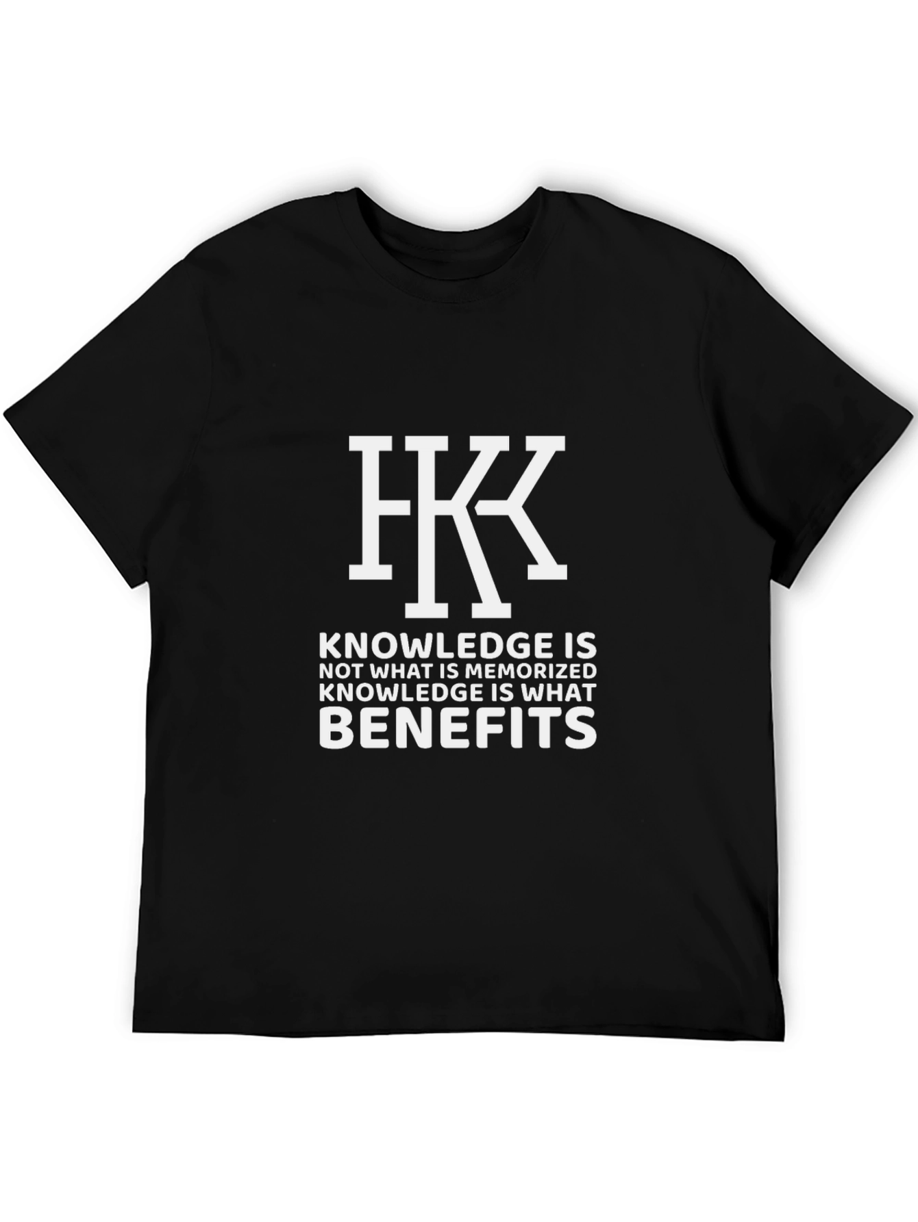 Knowledge Benefits T-Shirt - Smart Casual Tee
