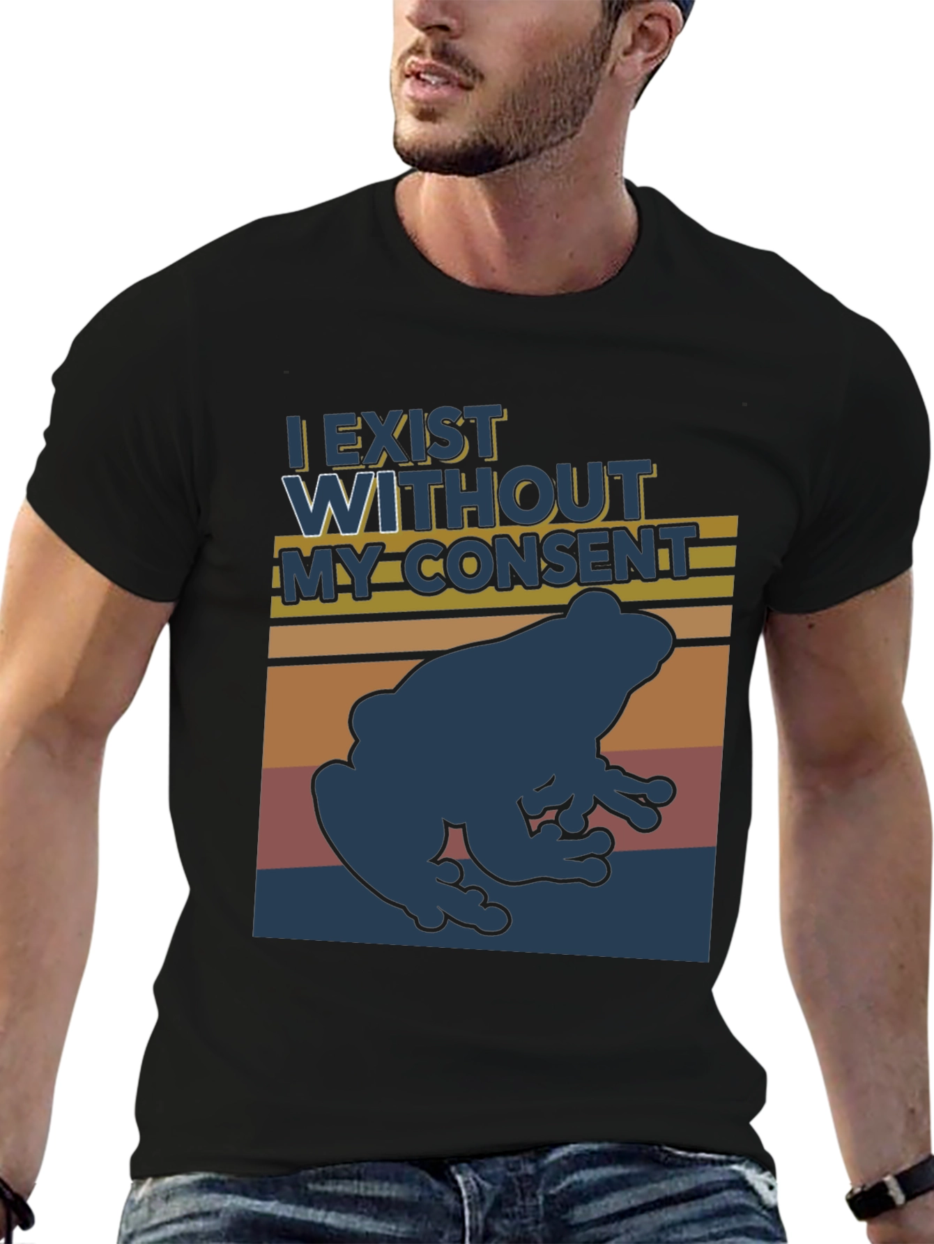 I Exist Without My Consent Frog T-Shirt